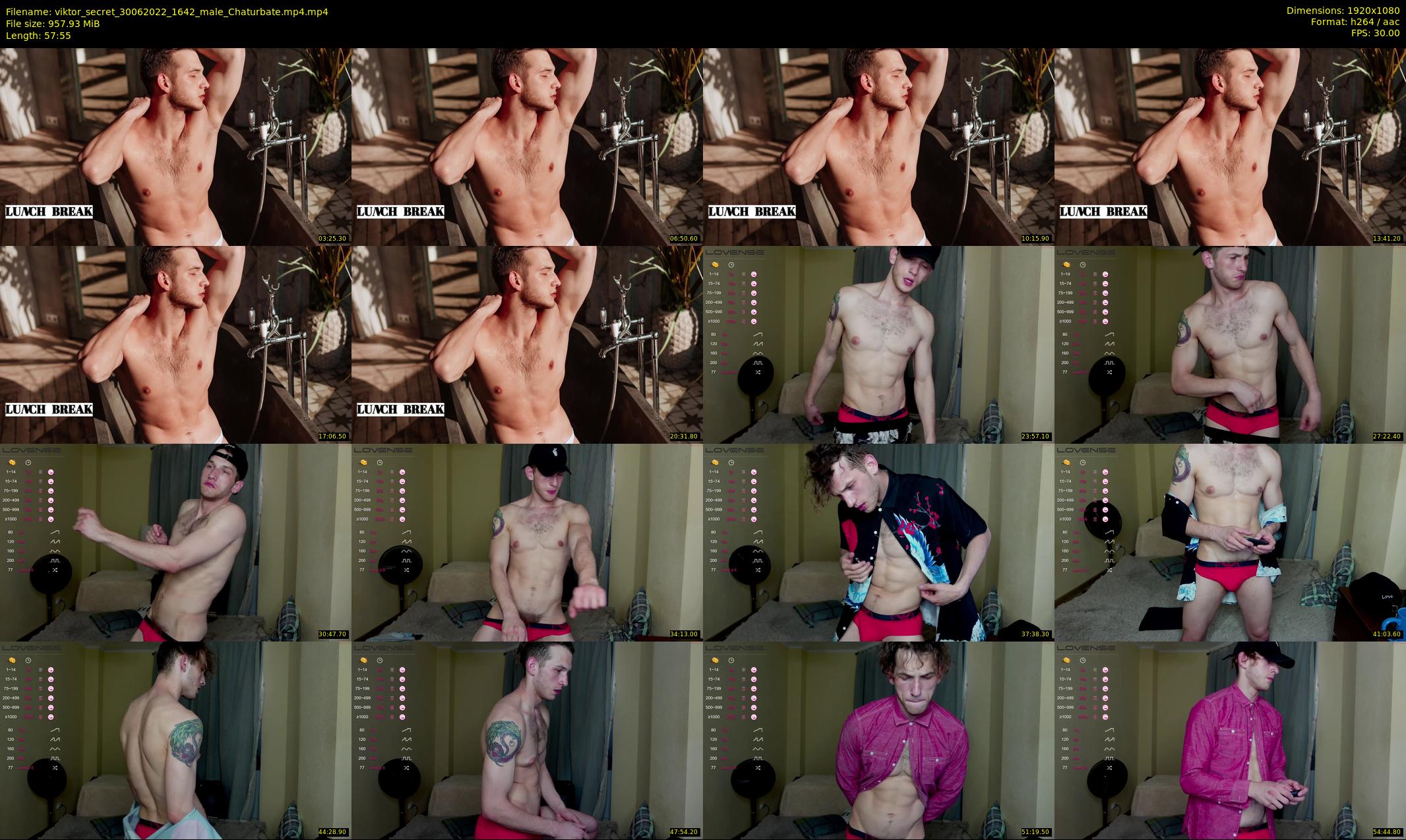 viktor_secret — 58 minute Chaturbate male cam show recording, 1080p, Jun 30, 2022