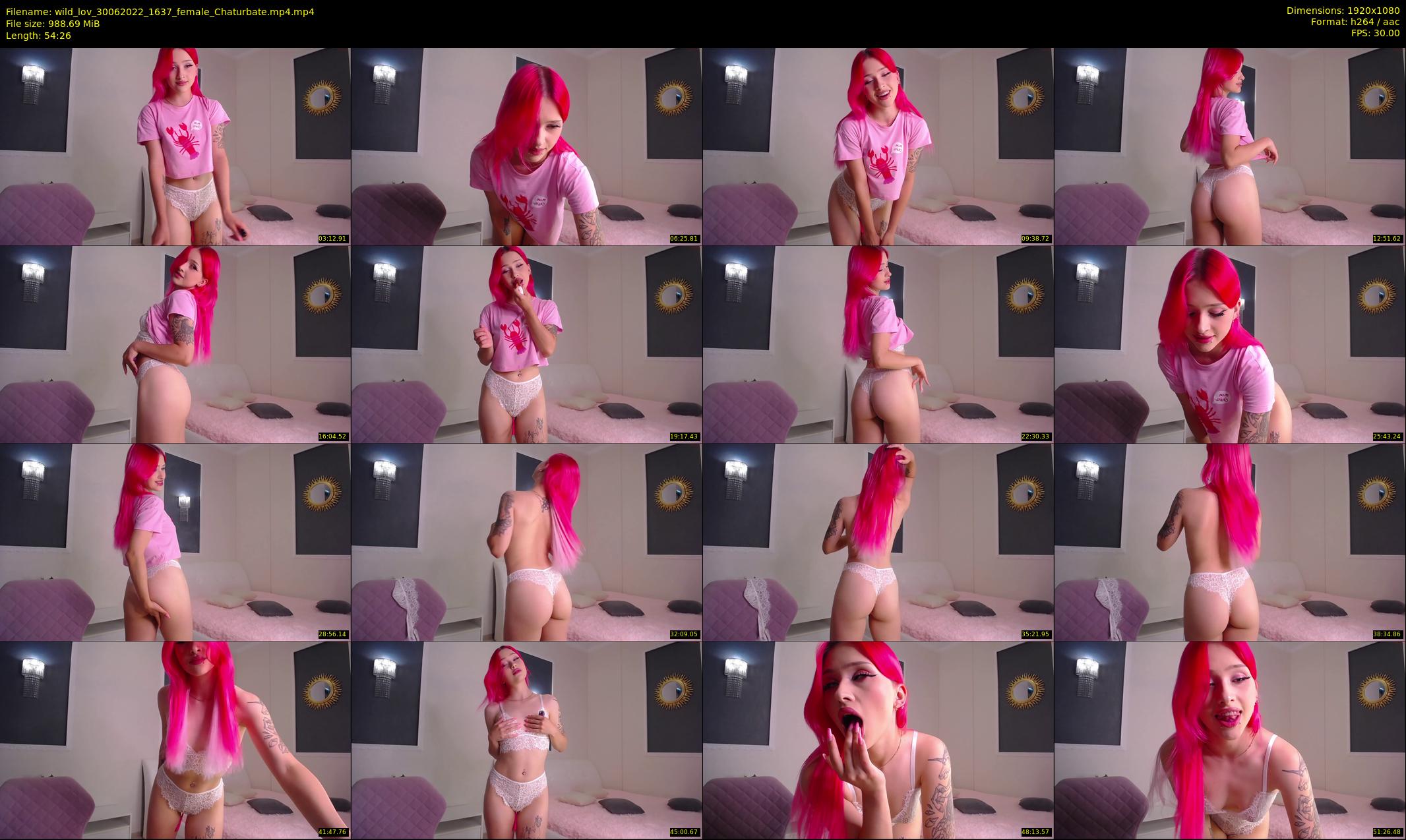 wild_lov — 55 minute Chaturbate female cam show recording, 1080p, Jun 30, 2022