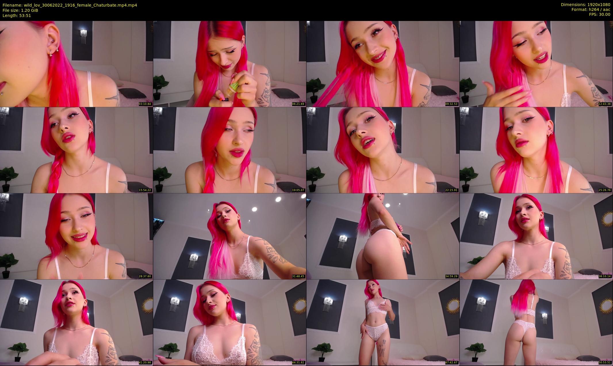 wild_lov — 54 minute Chaturbate female cam show recording, 1080p, Jun 30, 2022