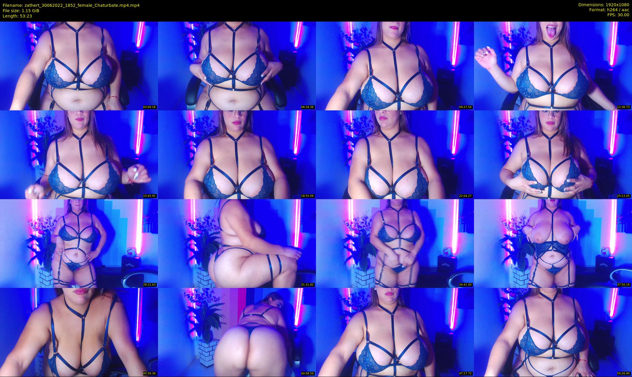 zathert — 54 minute Chaturbate female cam show recording, 1080p, Jun 30, 2022