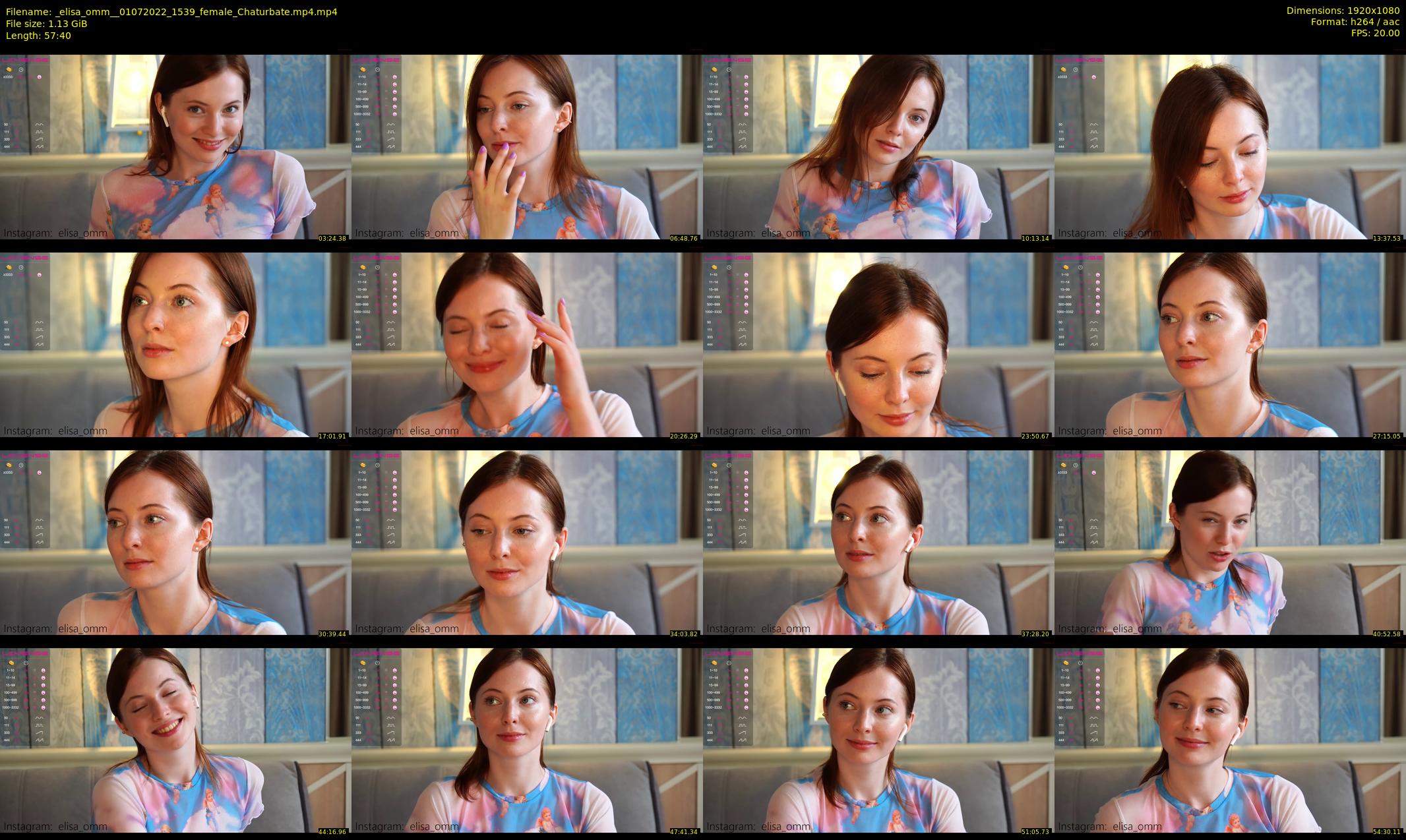 _elisa_omm_ — 58 minute Chaturbate female cam show recording, 1080p, Jul 1, 2022