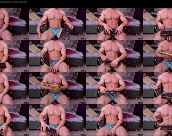 adam_muscle_ — 13 minute Chaturbate male cam show recording, 1080p, Jul 1, 2022