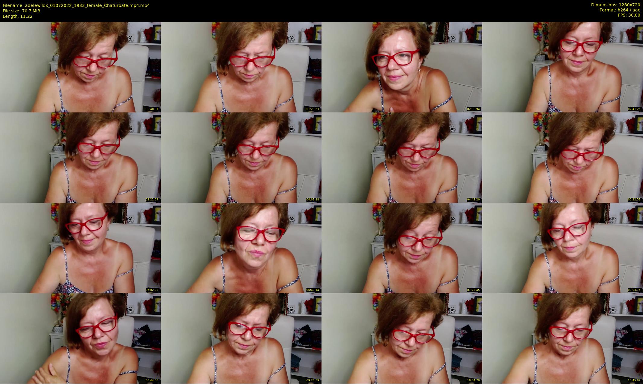 adelewildx — 12 minute Chaturbate female cam show recording, 720p, Jul 1, 2022