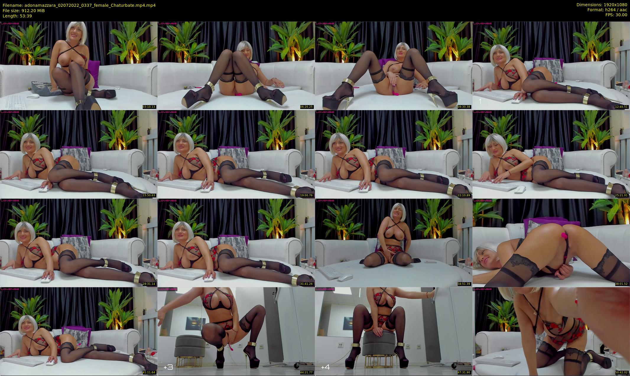 adonamazzara — 54 minute Chaturbate female cam show recording, 1080p, Jul 2, 2022