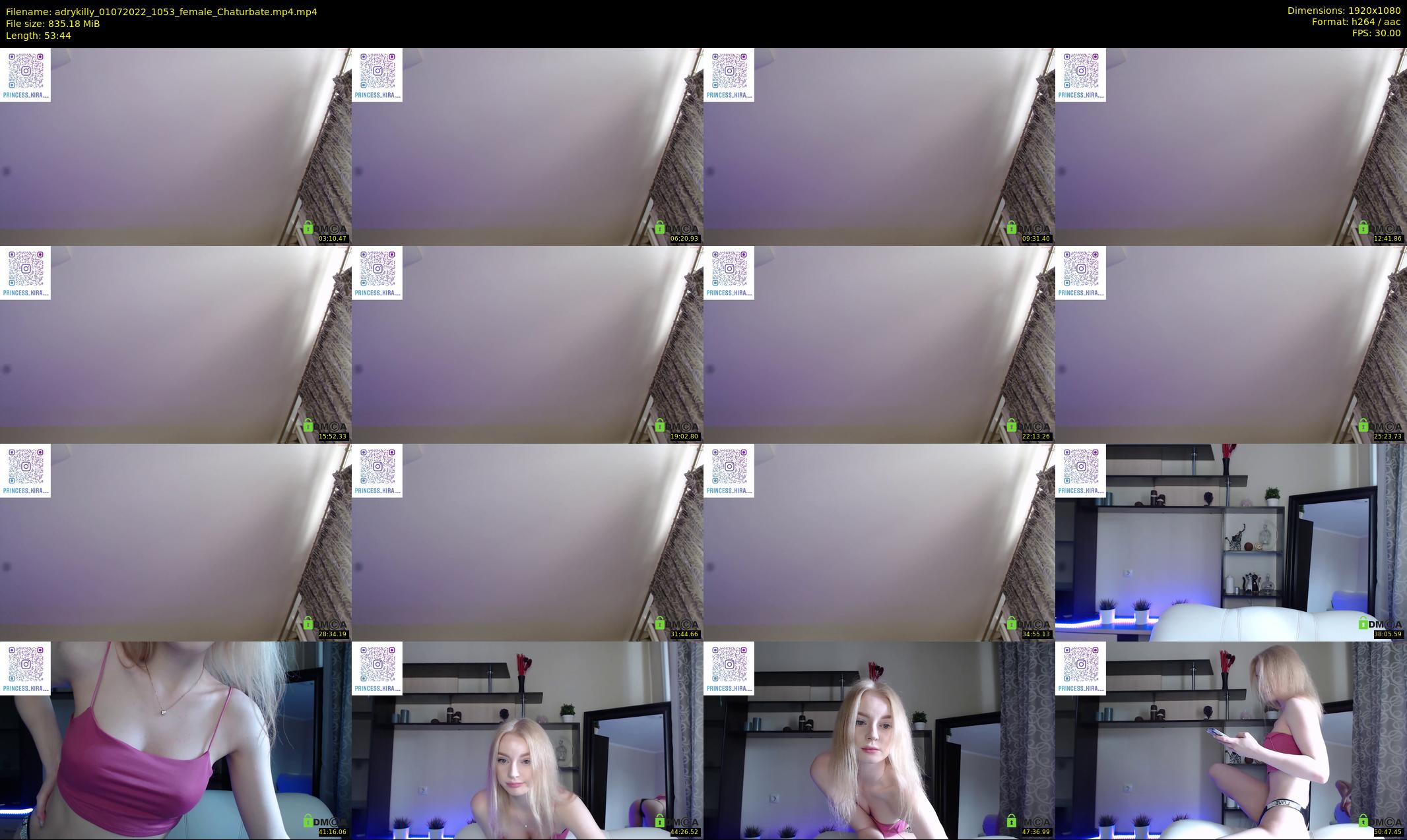 adrykilly — 54 minute Chaturbate female cam show recording, 1080p, Jul 1, 2022