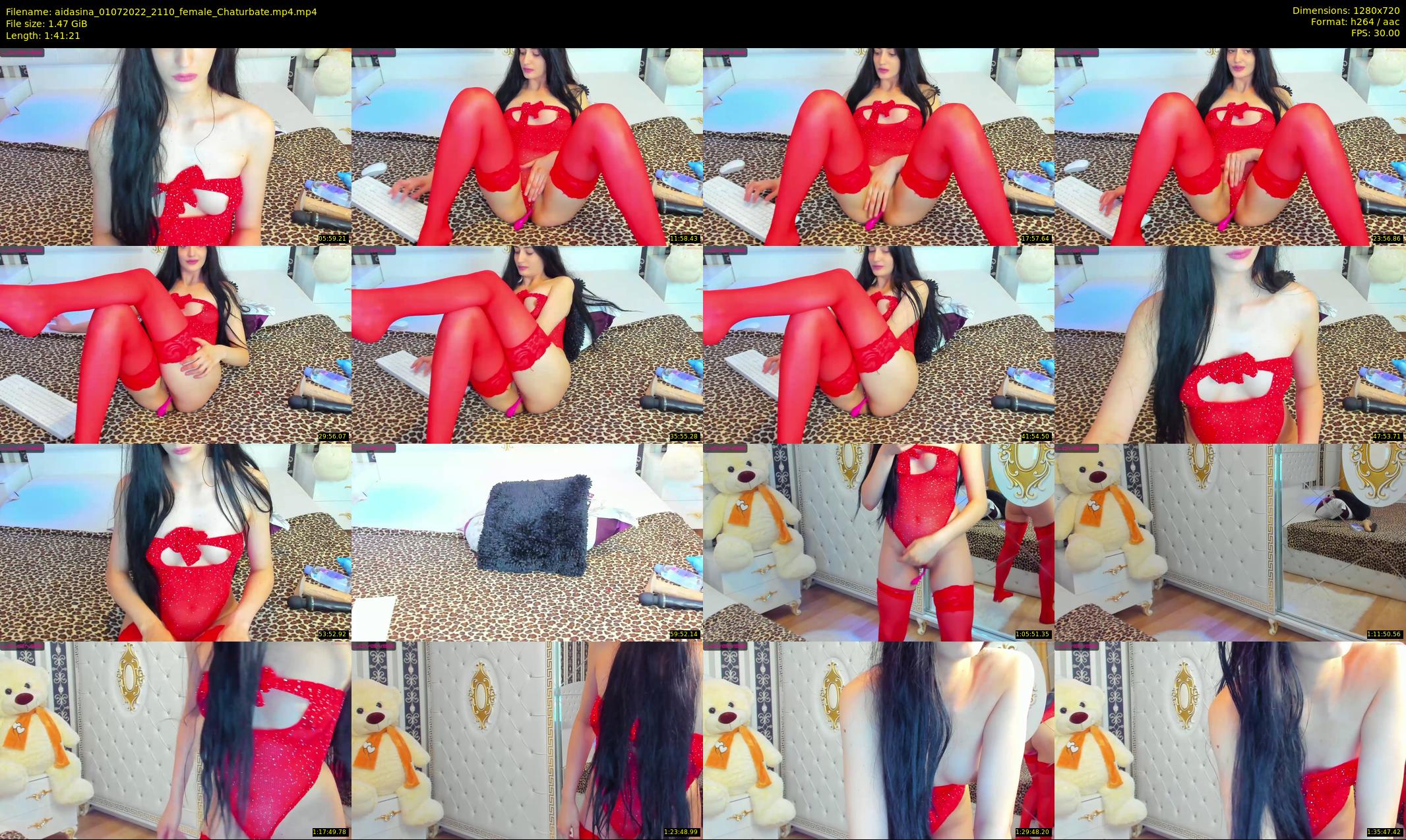 aidasina — 102 minute Chaturbate female cam show recording, 720p, Jul 1, 2022