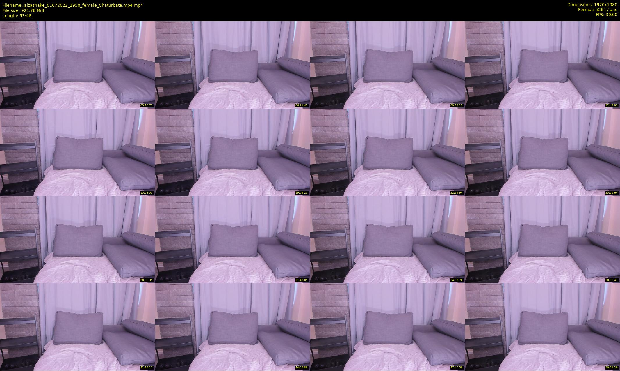 aizashake — 54 minute Chaturbate female cam show recording, 1080p, Jul 1, 2022