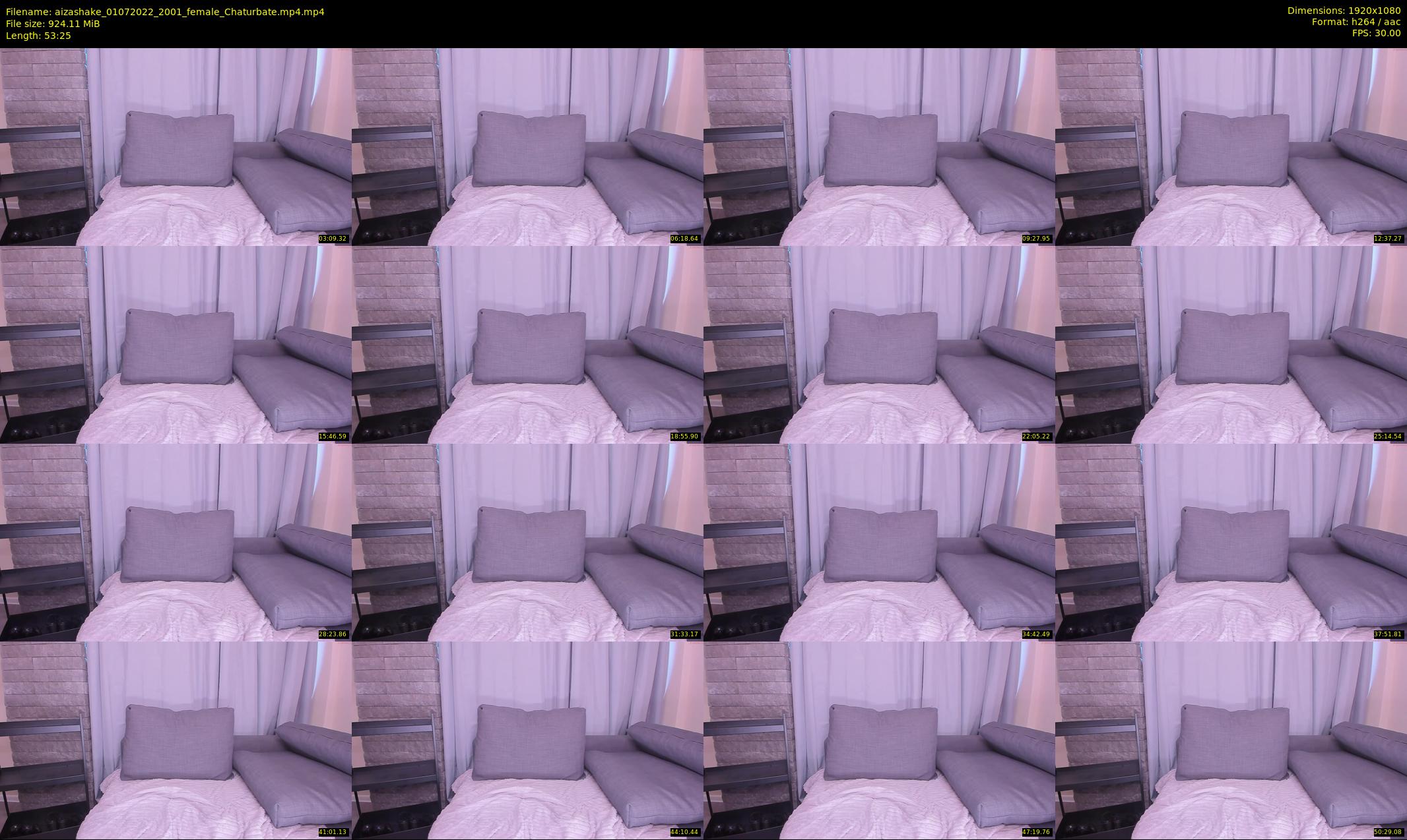 aizashake — 54 minute Chaturbate female cam show recording, 1080p, Jul 1, 2022