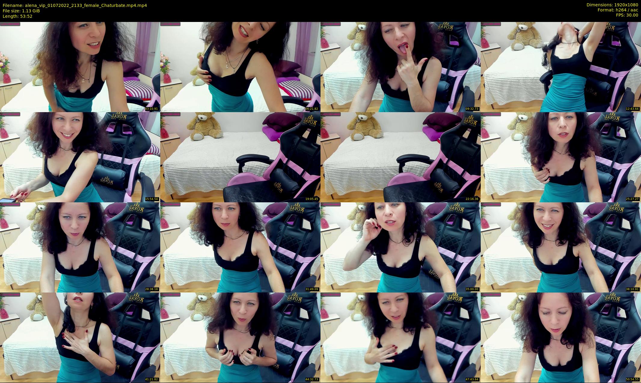 alena_vip — 54 minute Chaturbate female cam show recording, 1080p, Jul 1, 2022