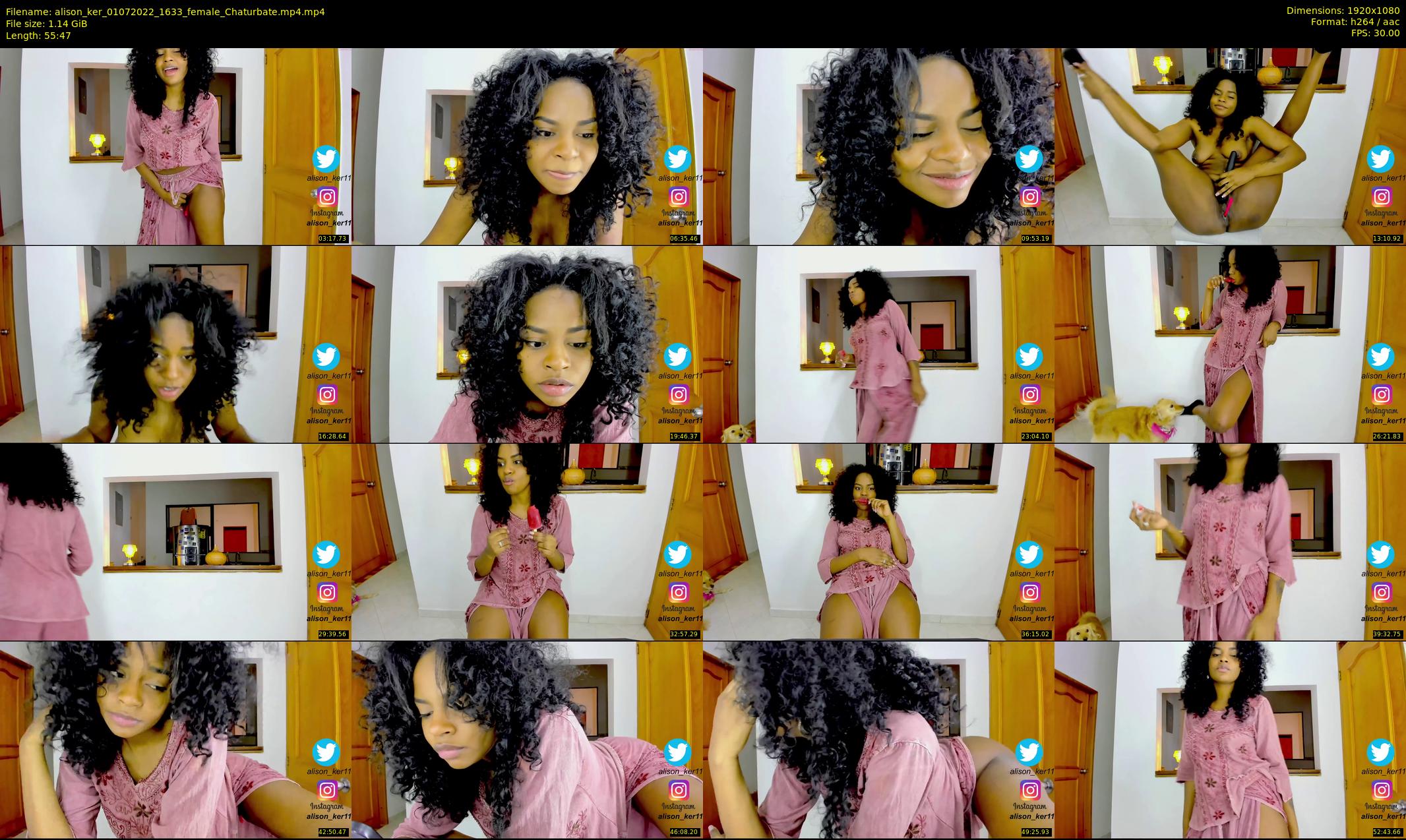 alison_ker — 56 minute Chaturbate female cam show recording, 1080p, Jul 1, 2022