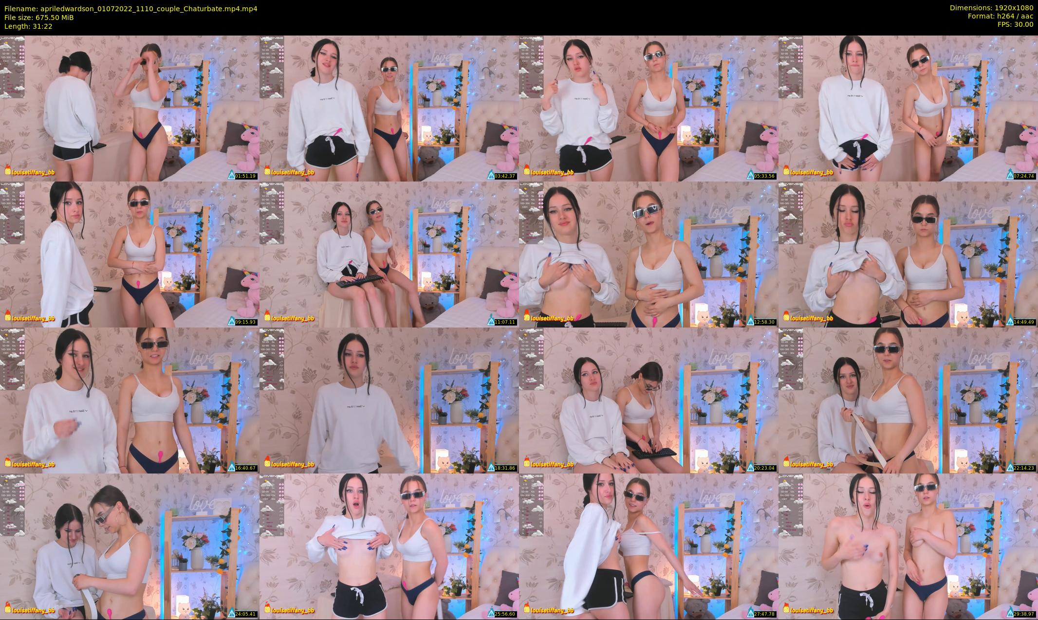 apriledwardson — 32 minute Chaturbate couple cam show recording, 1080p, Jul 1, 2022