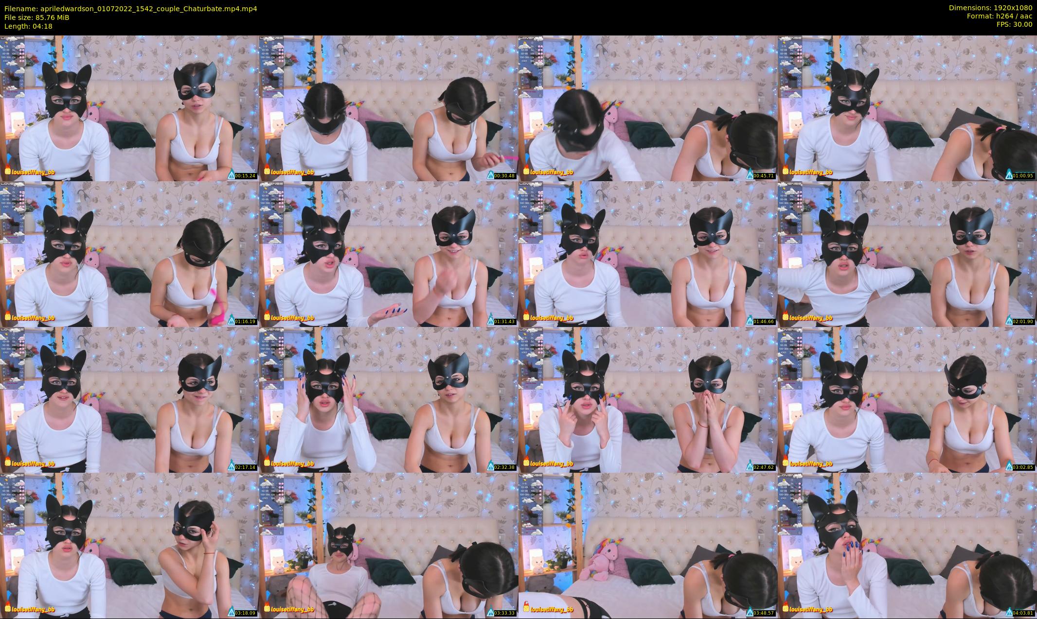 apriledwardson — 5 minute Chaturbate couple cam show recording, 1080p, Jul 1, 2022