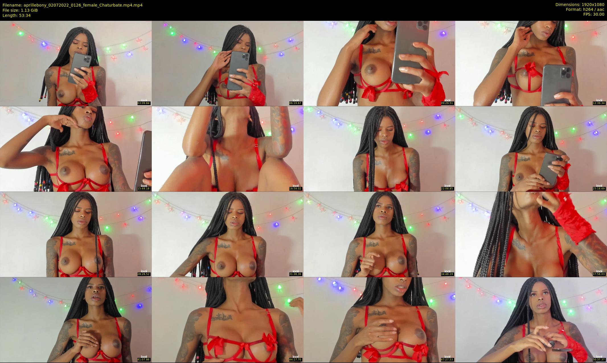 aprillebony — 54 minute Chaturbate female cam show recording, 1080p, Jul 2, 2022