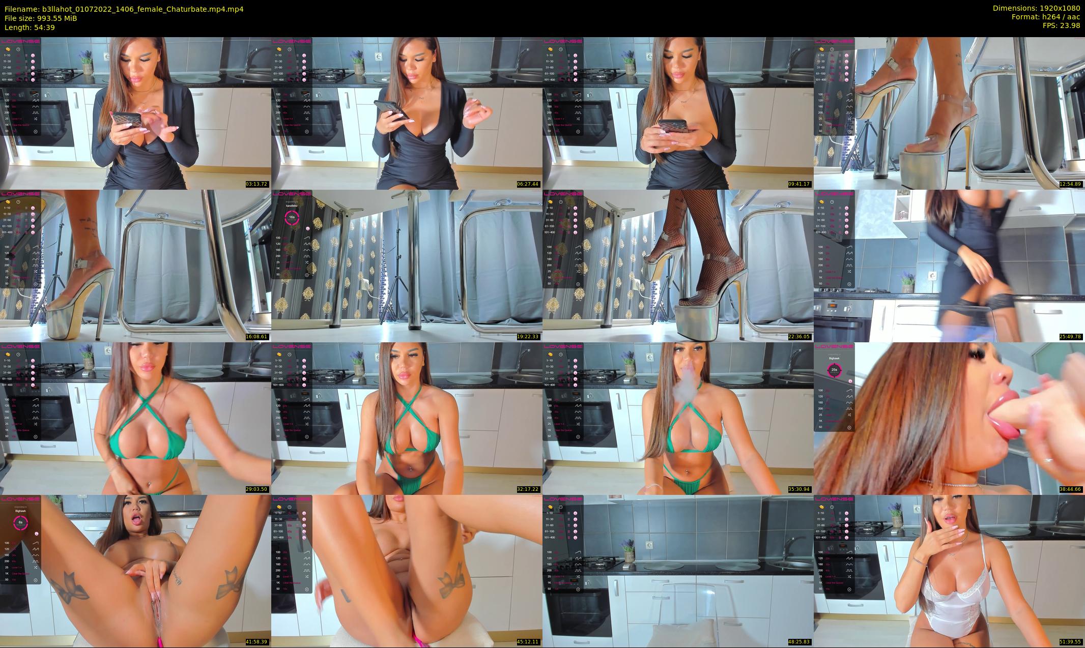 b3llahot — 55 minute Chaturbate female cam show recording, 1080p, Jul 1, 2022