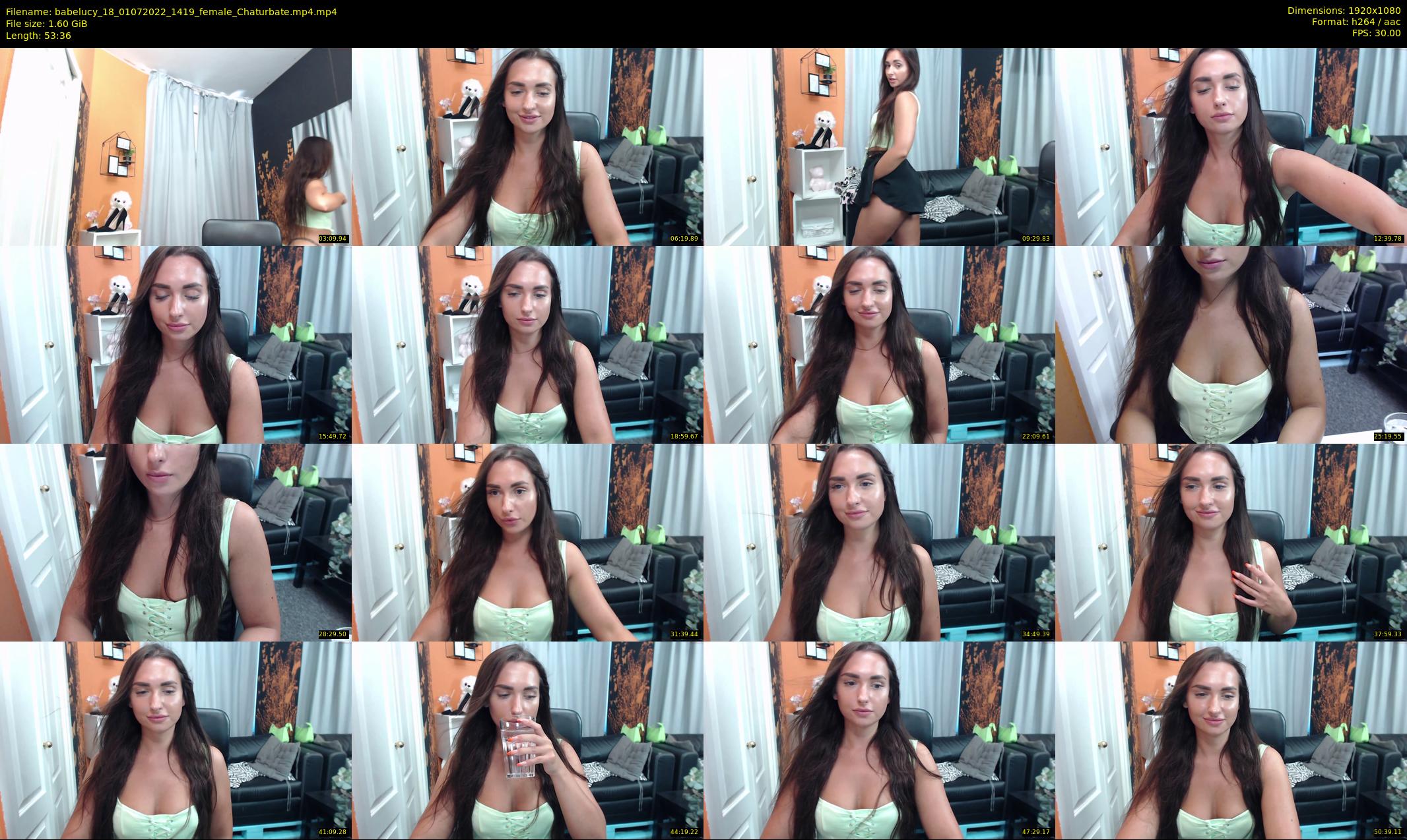 babelucy_18 — 54 minute Chaturbate female cam show recording, 1080p, Jul 1, 2022