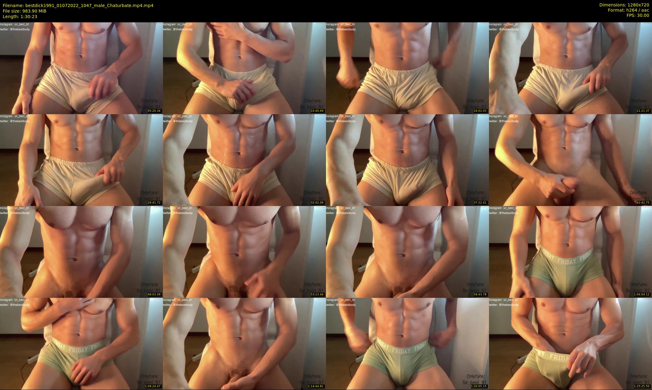 bestdick1991 — 91 minute Chaturbate male cam show recording, 720p, Jul 1, 2022