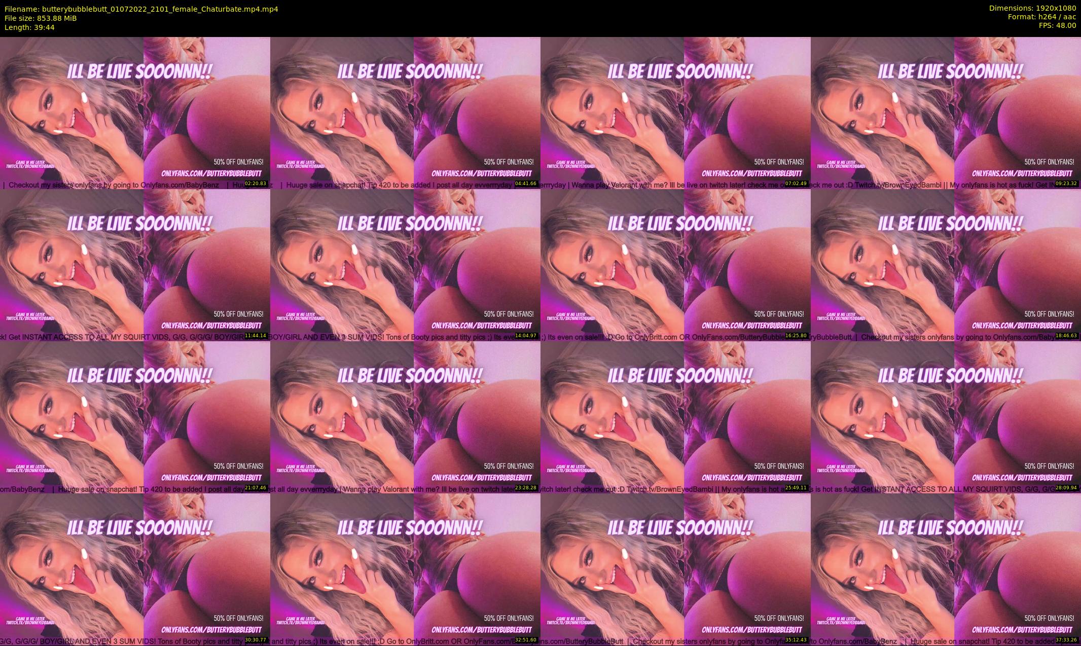 butterybubblebutt — 40 minute Chaturbate couple cam show recording, 1080p, Jul 1, 2022
