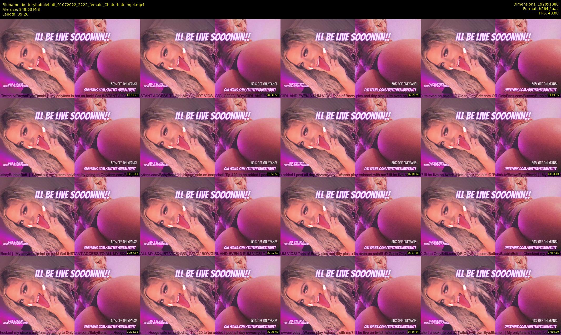 butterybubblebutt — 40 minute Chaturbate couple cam show recording, 1080p, Jul 1, 2022