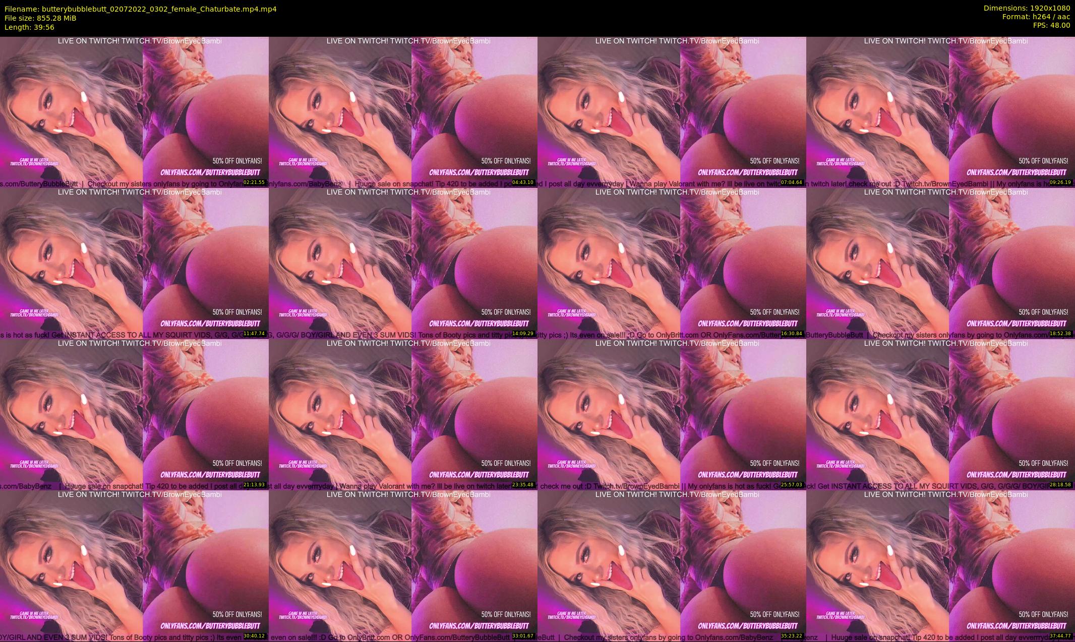 butterybubblebutt — 40 minute Chaturbate couple cam show recording, 1080p, Jul 2, 2022