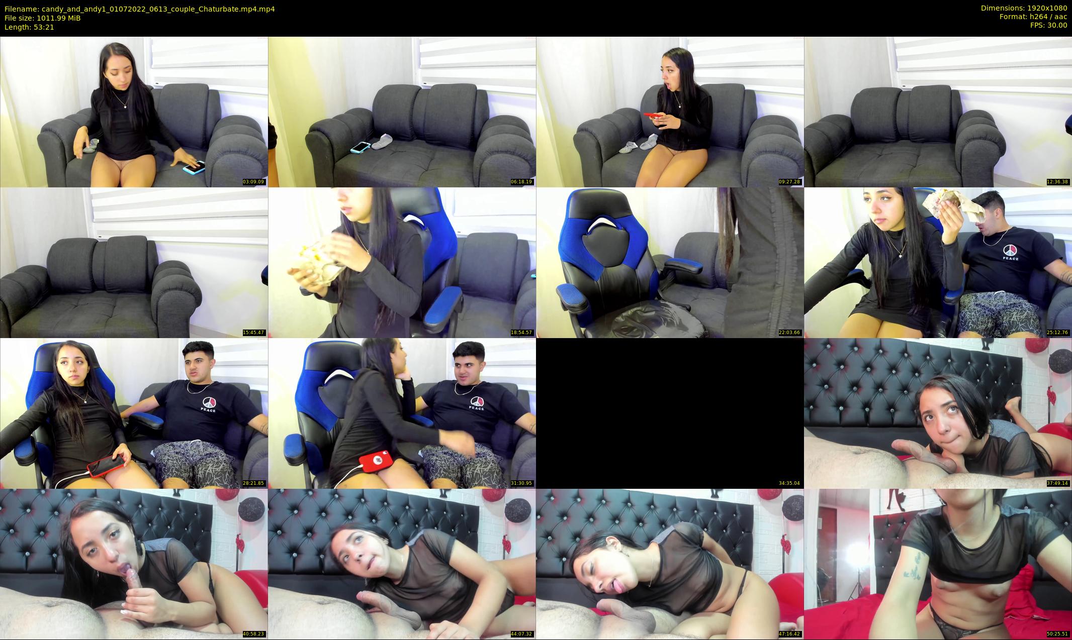 candy_and_andy1 — 54 minute Chaturbate couple cam show recording, 1080p, Jul 1, 2022