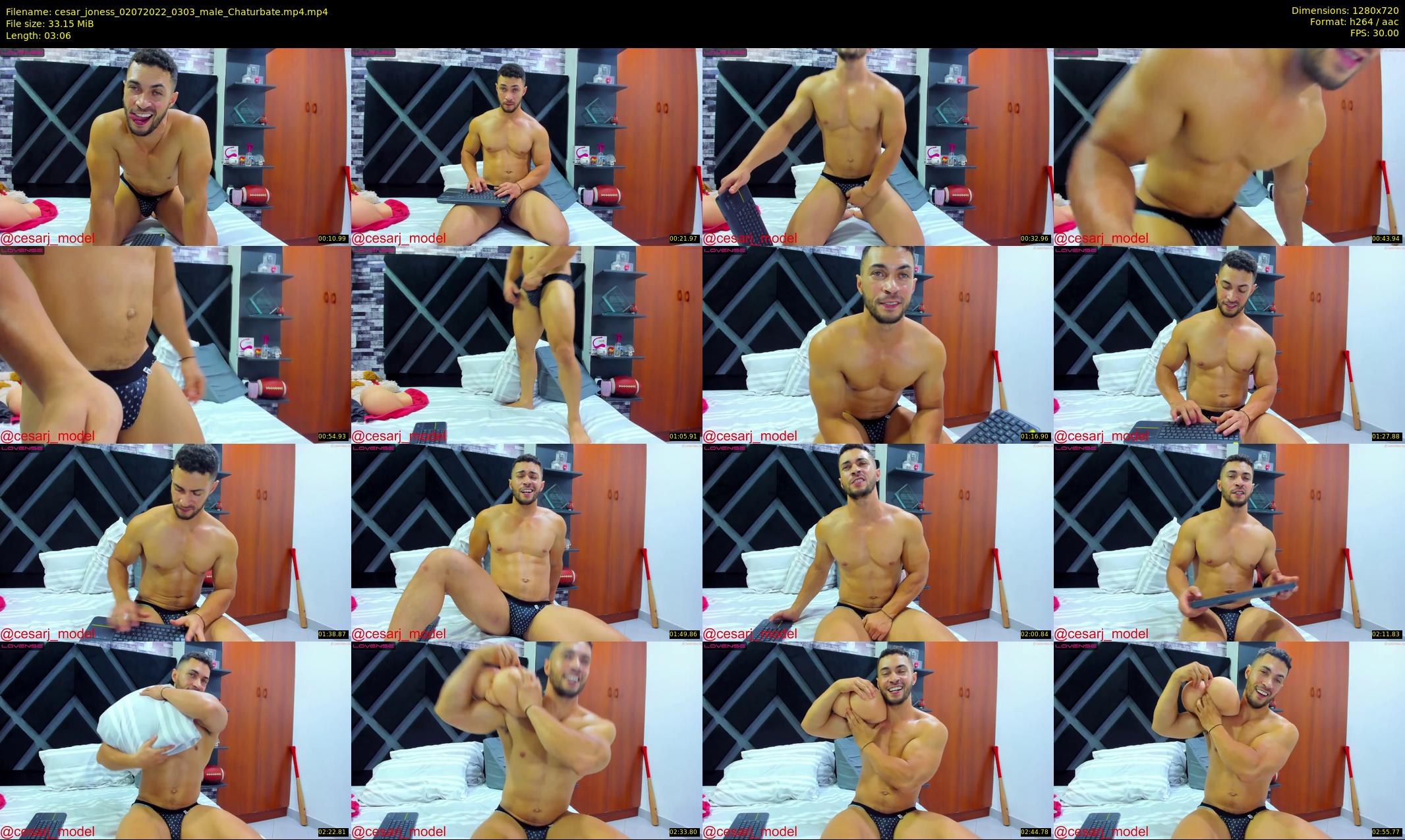 cesar_joness — 4 minute Chaturbate male cam show recording, 720p, Jul 2, 2022