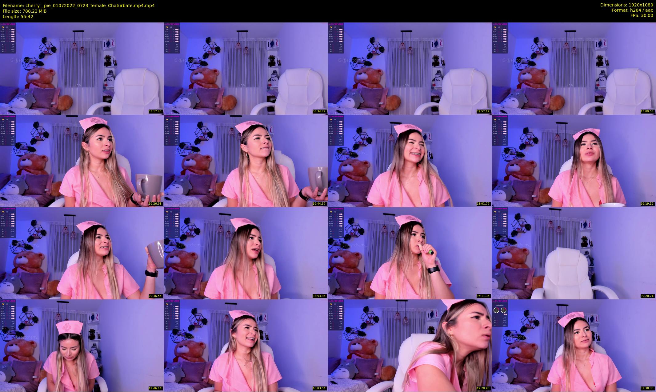 cherry__pie — 56 minute Chaturbate female cam show recording, 1080p, Jul 1, 2022