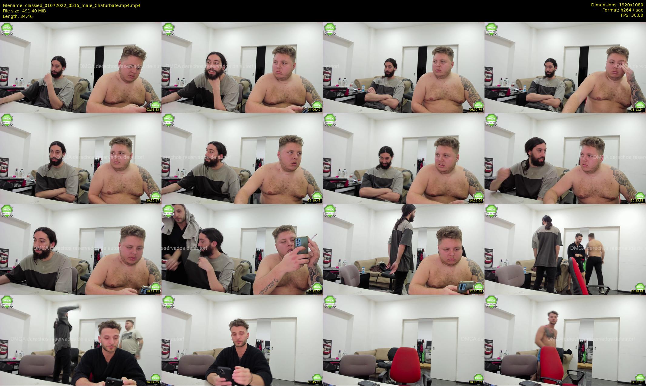 classied — 35 minute Chaturbate male cam show recording, 1080p, Jul 1, 2022