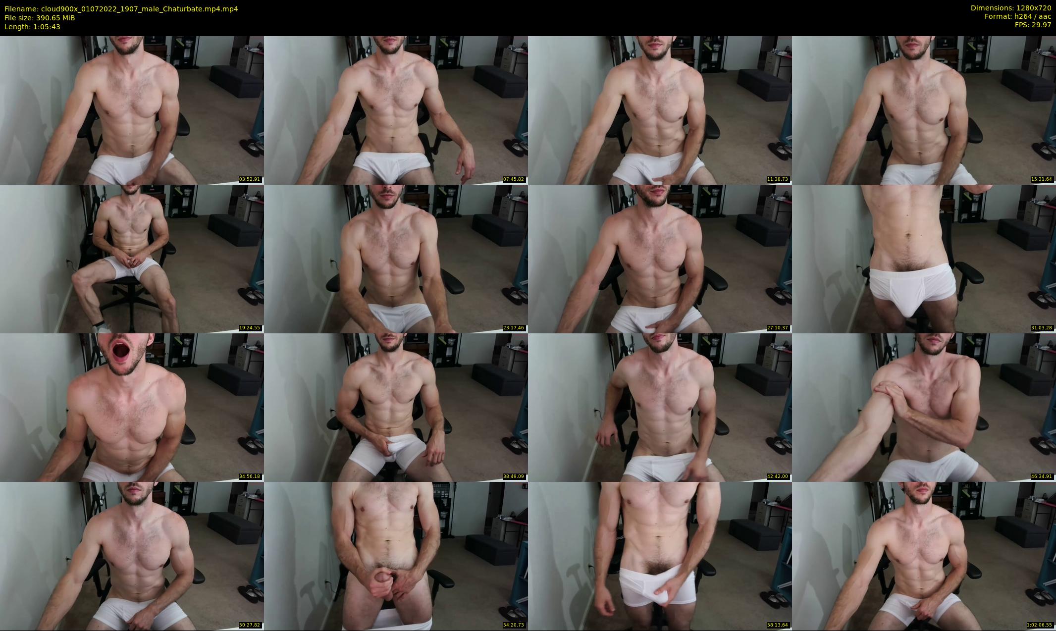 cloud900x — 66 minute Chaturbate male cam show recording, 720p, Jul 1, 2022