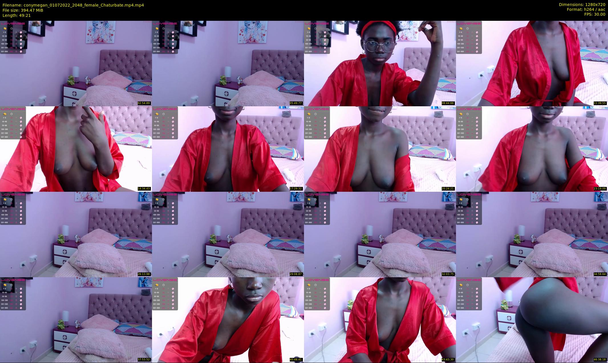 conymegan — 50 minute Chaturbate female cam show recording, 720p, Jul 1, 2022