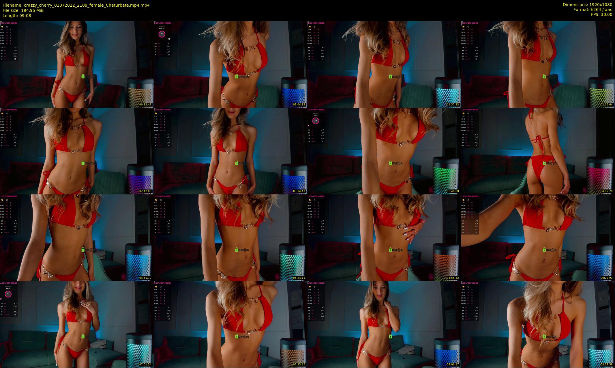 crazzy_cherry — 10 minute Chaturbate female cam show recording, 1080p, Jul 1, 2022