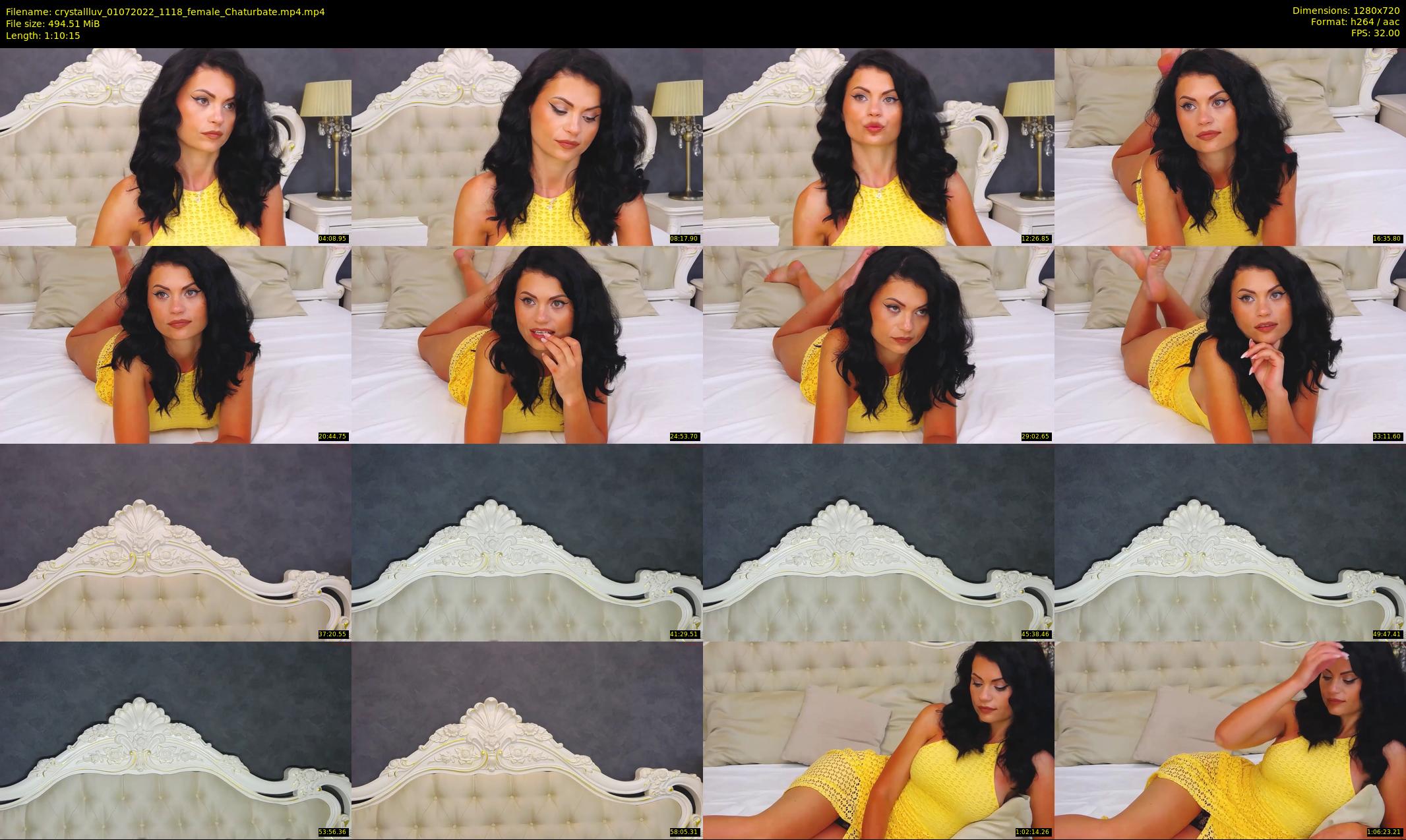 crystallluv — 71 minute Chaturbate female cam show recording, 720p, Jul 1, 2022