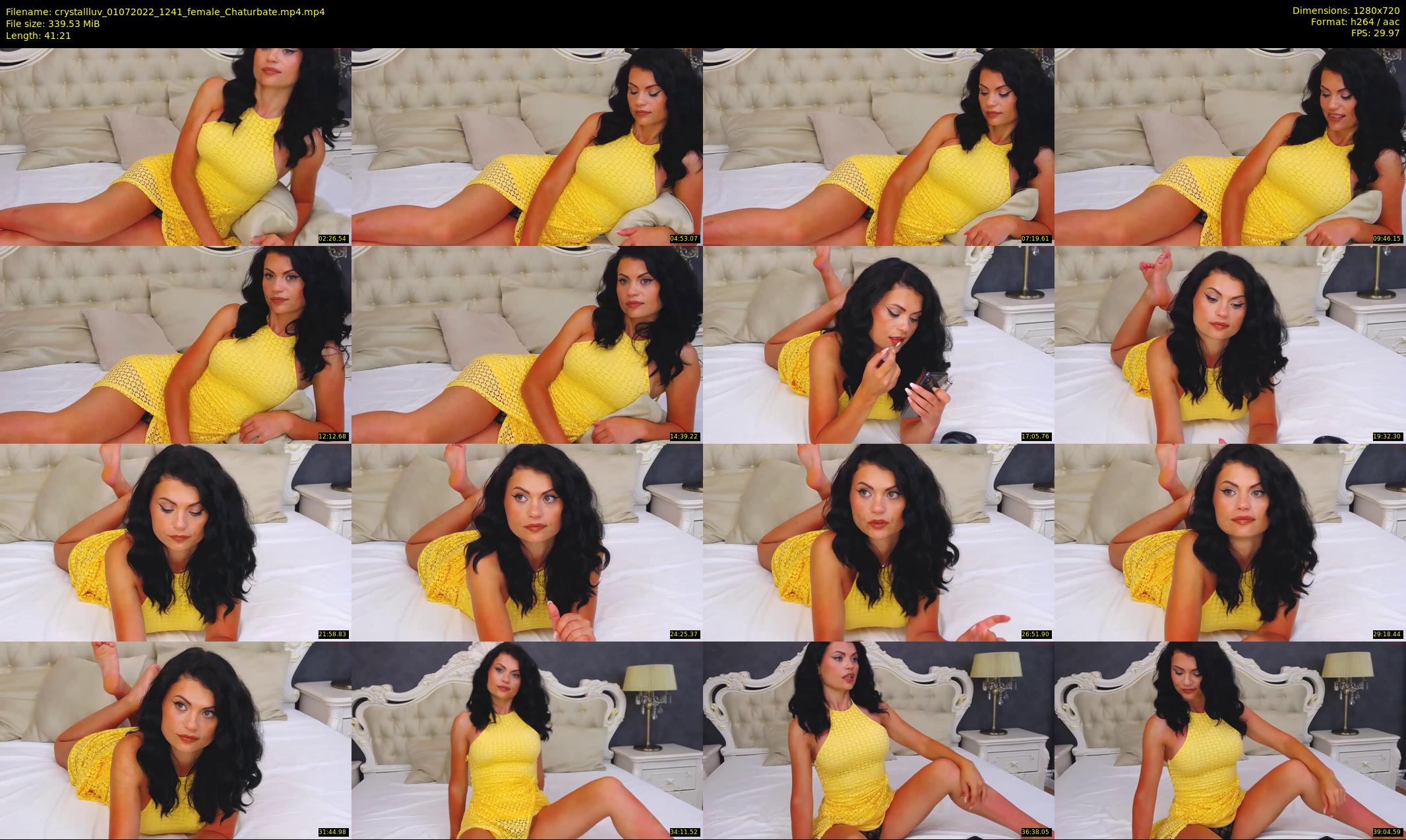 crystallluv — 42 minute Chaturbate female cam show recording, 720p, Jul 1, 2022