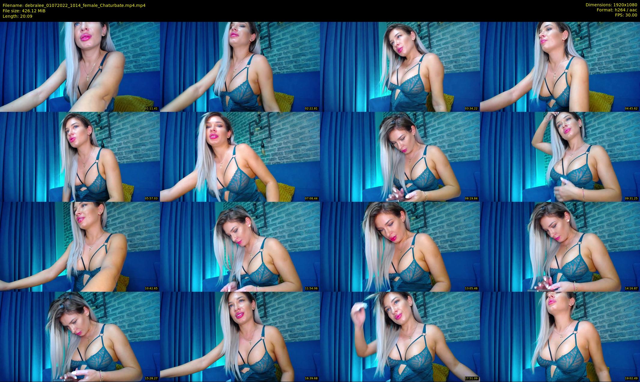 debralee — 21 minute Chaturbate female cam show recording, 1080p, Jul 1, 2022