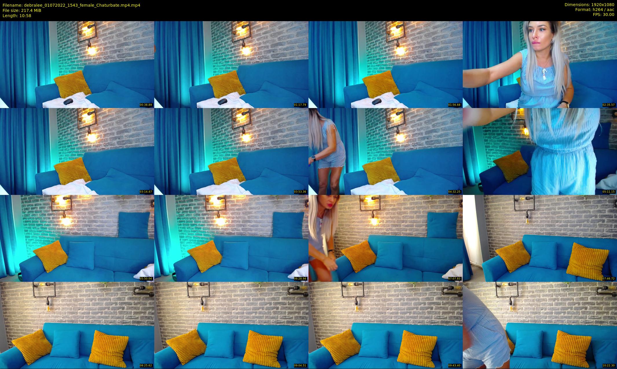 debralee — 11 minute Chaturbate female cam show recording, 1080p, Jul 1, 2022