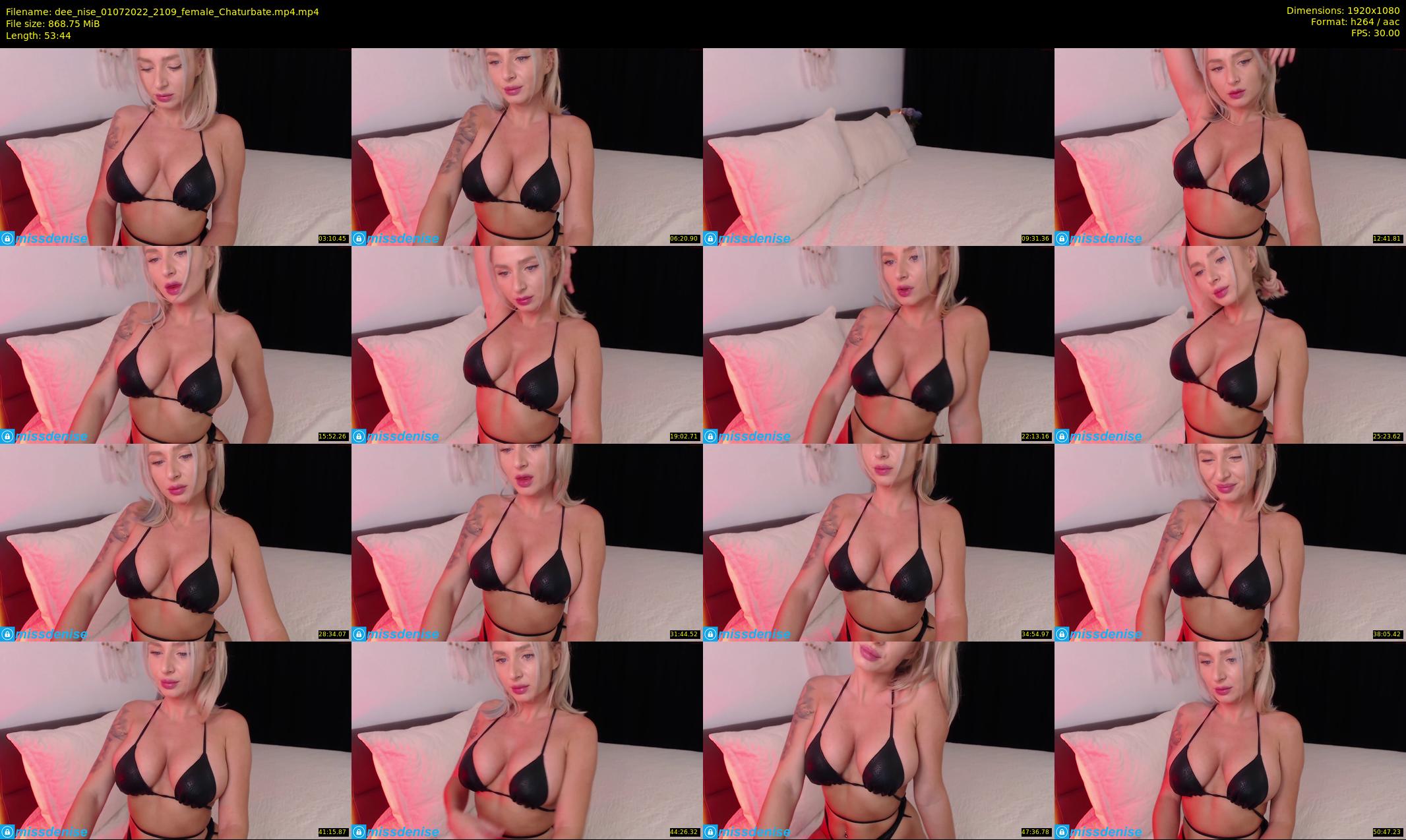 dee_nise — 54 minute Chaturbate female cam show recording, 1080p, Jul 1, 2022