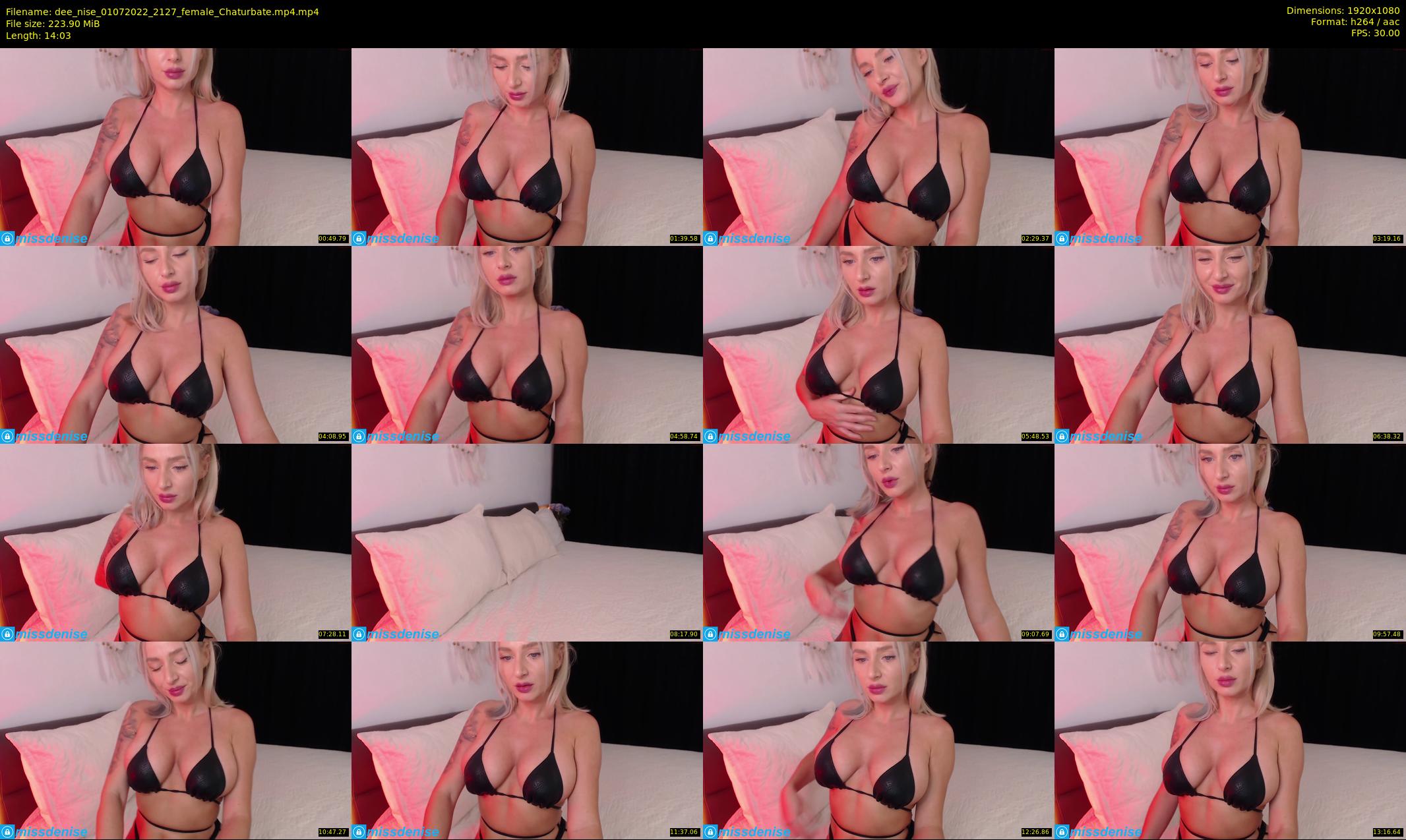 dee_nise — 15 minute Chaturbate female cam show recording, 1080p, Jul 1, 2022
