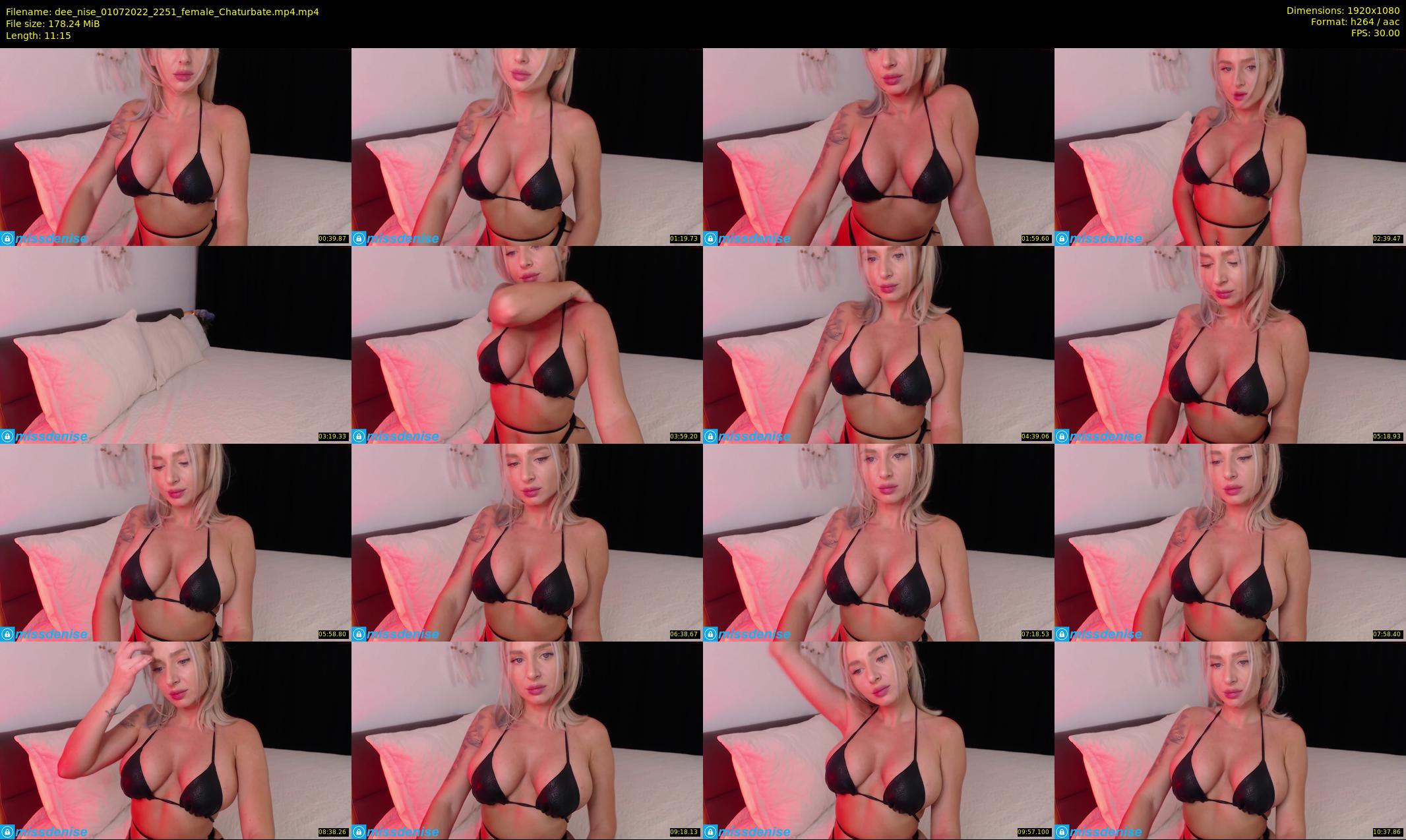 dee_nise — 12 minute Chaturbate female cam show recording, 1080p, Jul 1, 2022