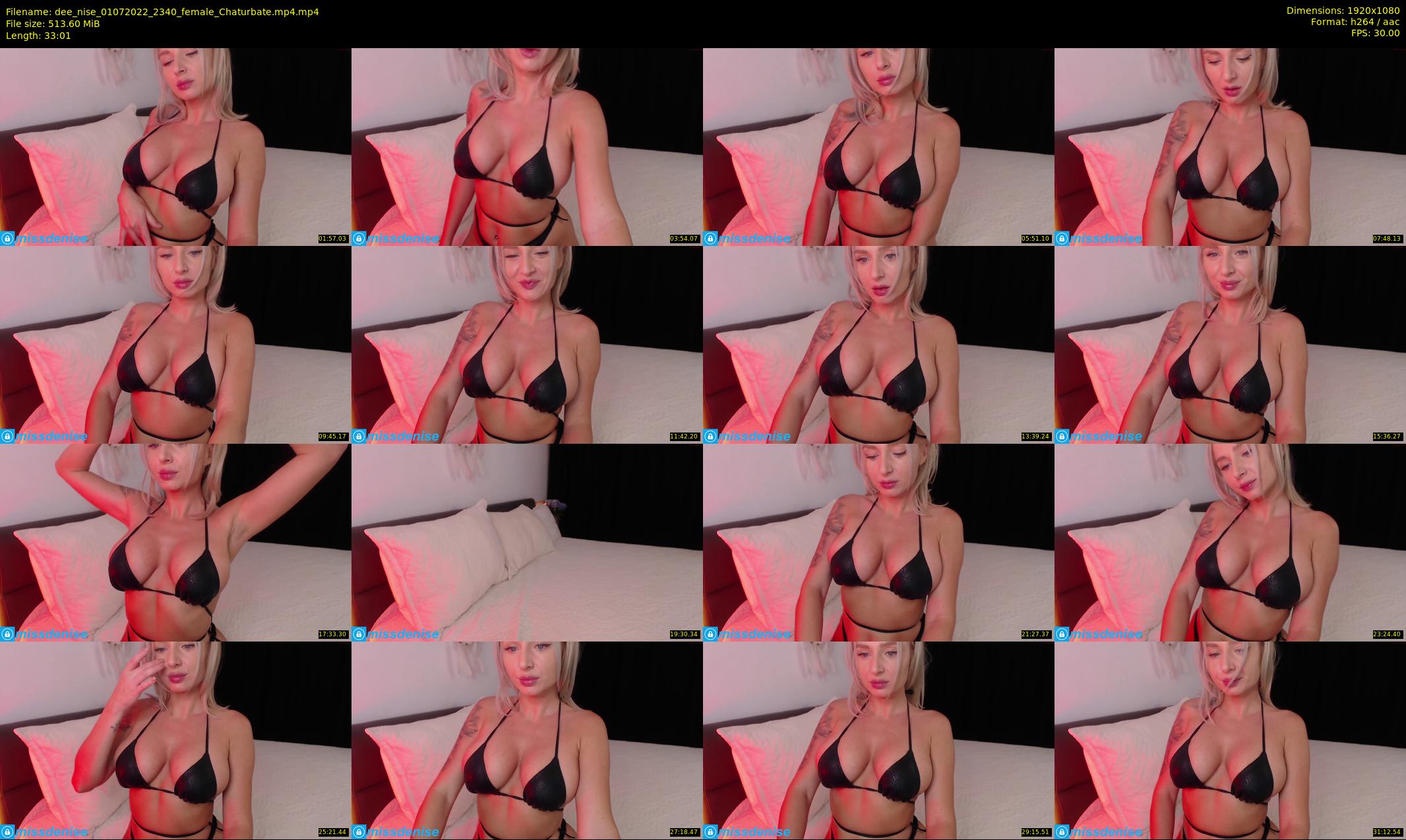 dee_nise — 34 minute Chaturbate female cam show recording, 1080p, Jul 1, 2022