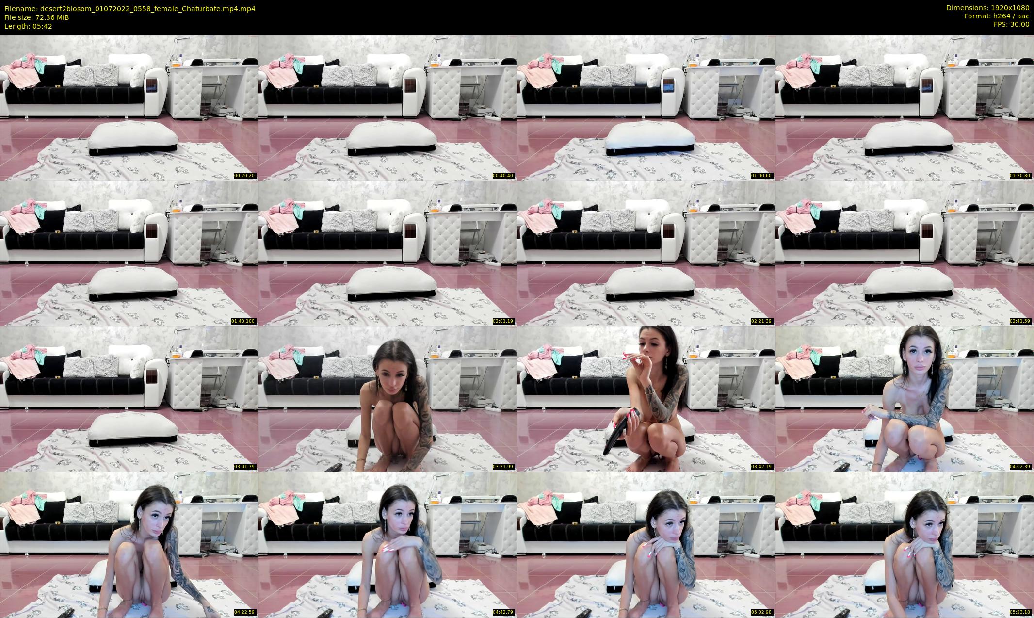 desert2blosom — 6 minute Chaturbate female cam show recording, 1080p, Jul 1, 2022