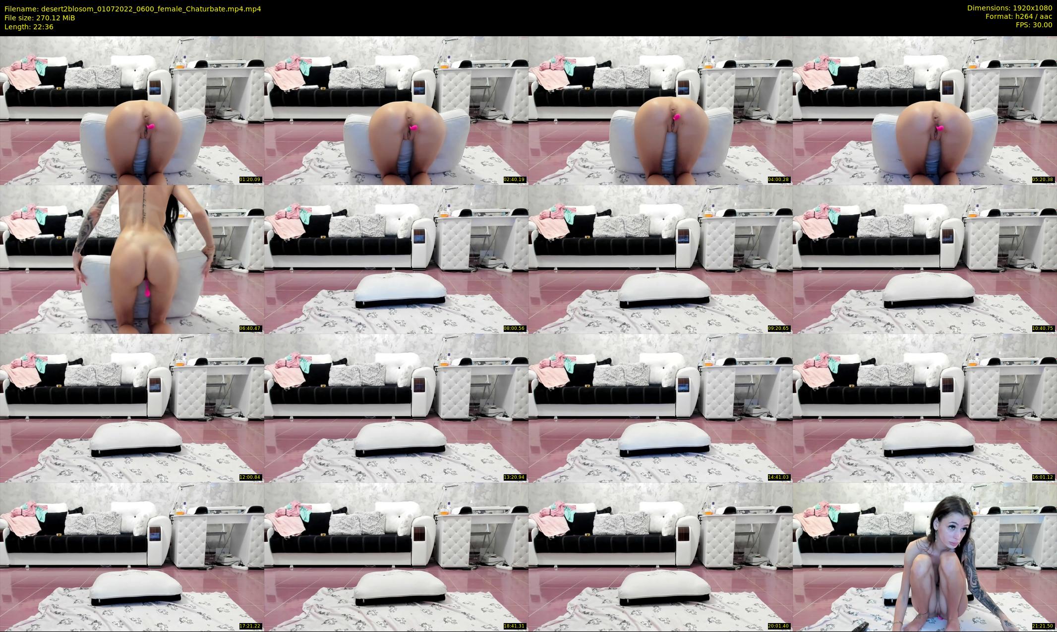 desert2blosom — 23 minute Chaturbate female cam show recording, 1080p, Jul 1, 2022