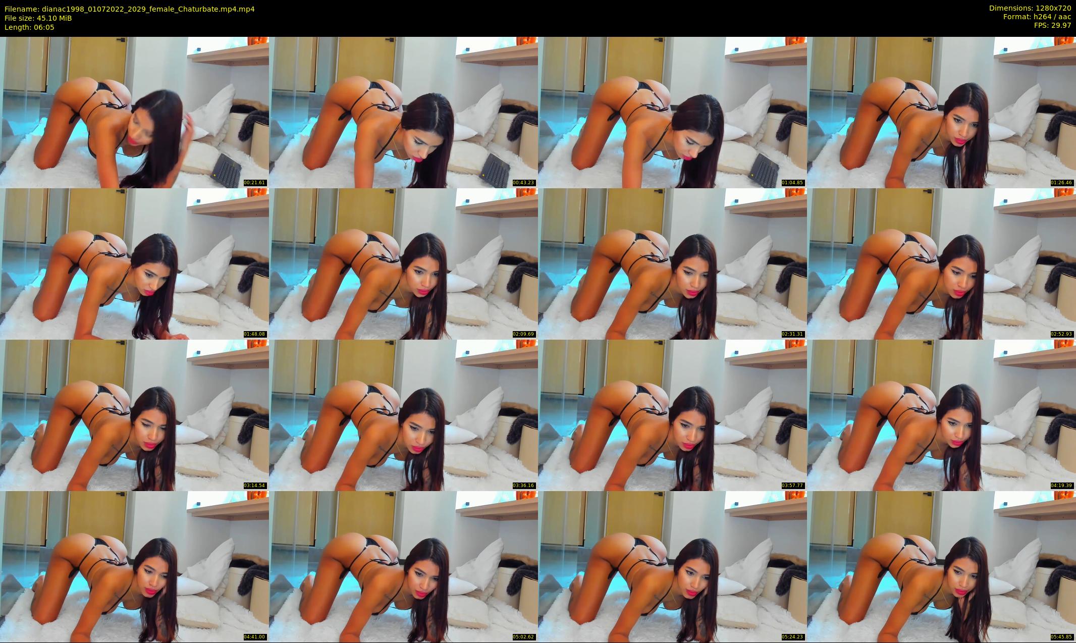 dianac1998 — 7 minute Chaturbate female cam show recording, 720p, Jul 1, 2022