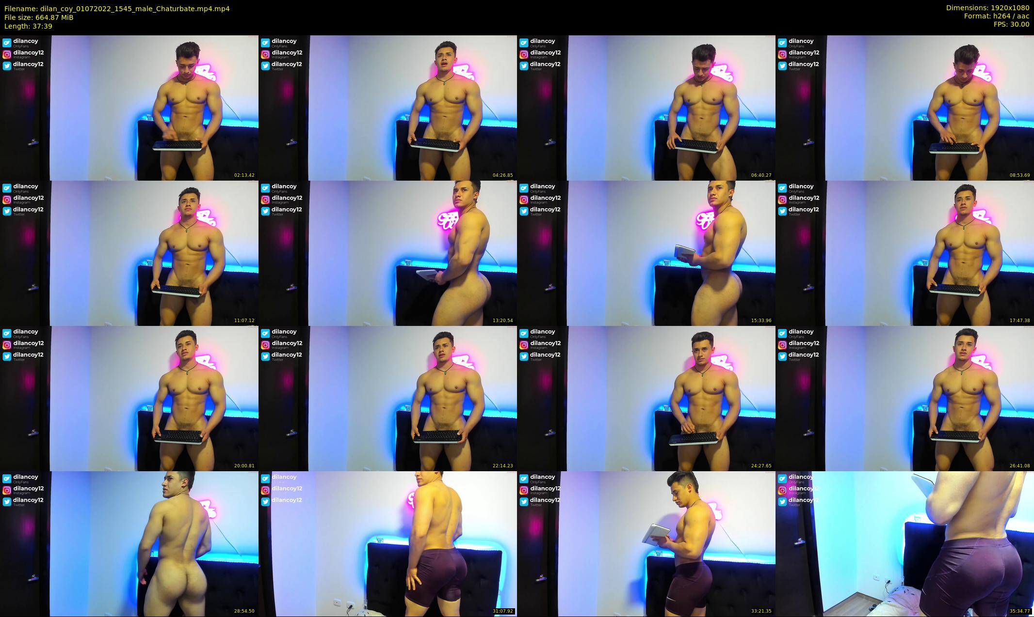 dilan_coy — 38 minute Chaturbate male cam show recording, 1080p, Jul 1, 2022