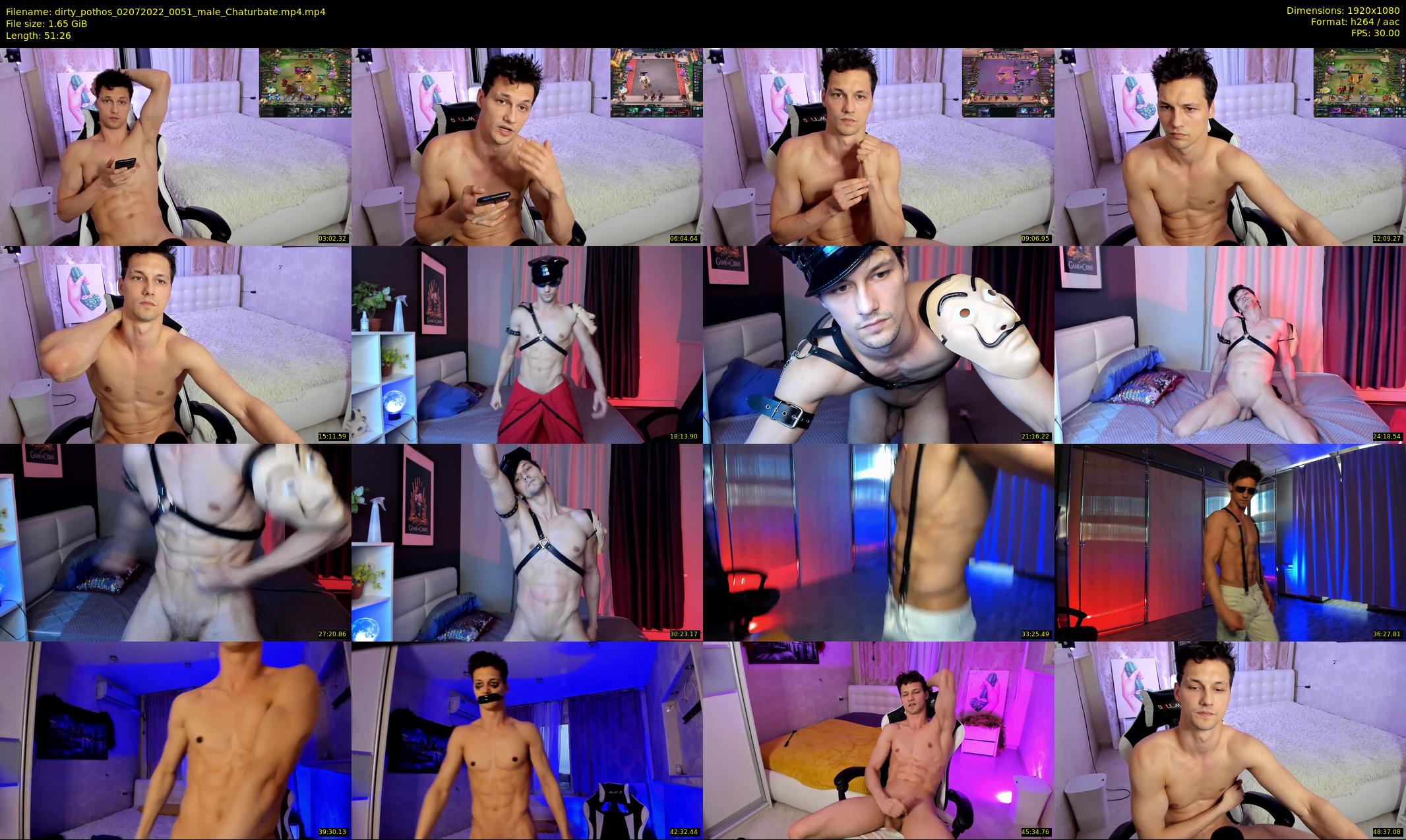 dirty_pothos — 52 minute Chaturbate male cam show recording, 1080p, Jul 2, 2022