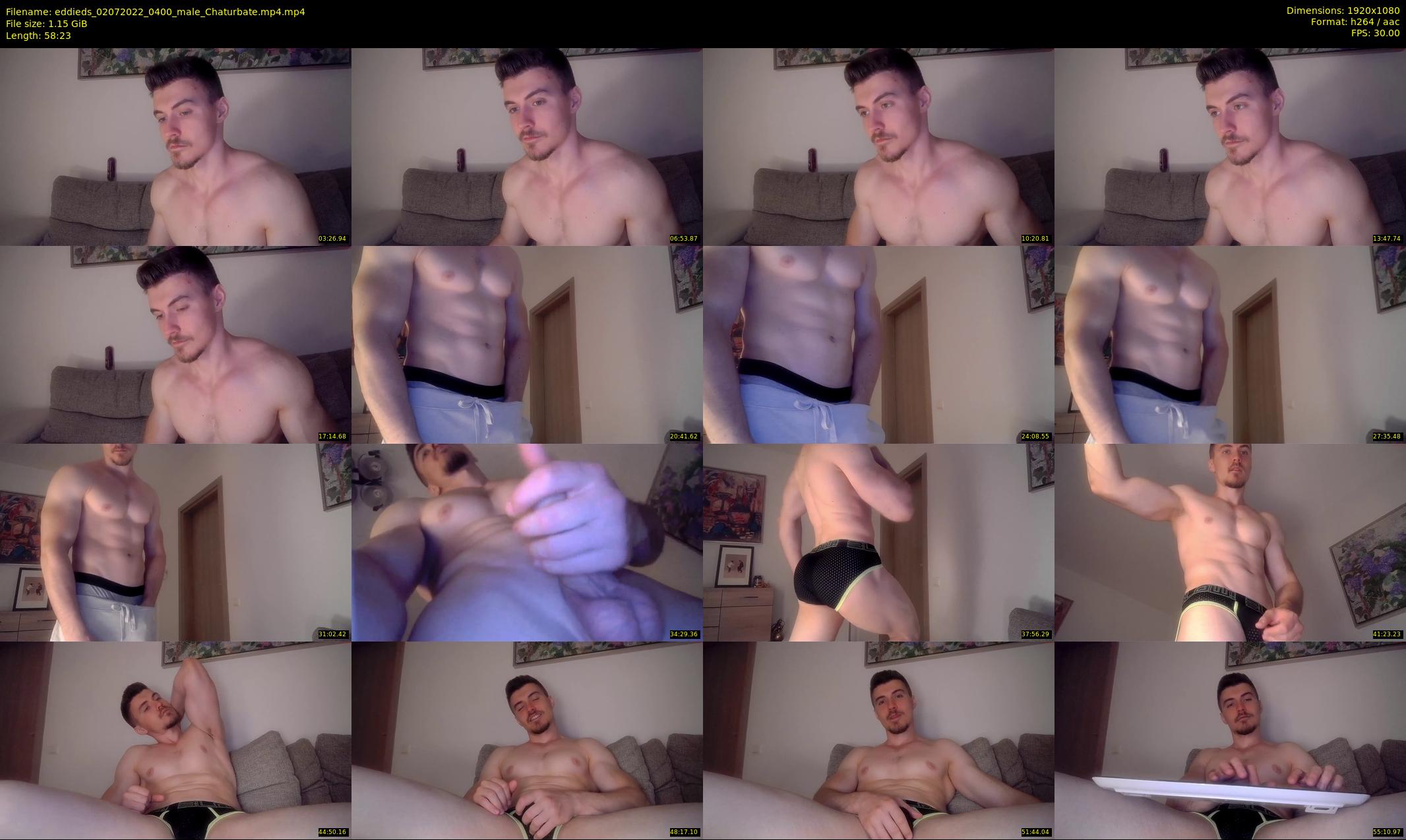 eddieds — 59 minute Chaturbate male cam show recording, 1080p, Jul 2, 2022