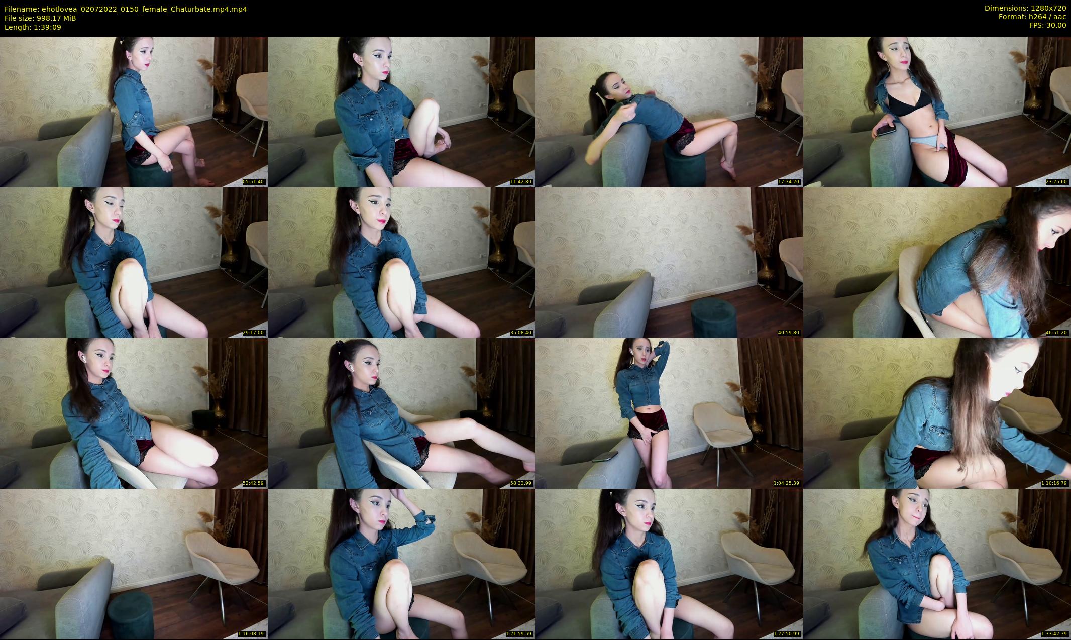 ehotlovea — 100 minute Chaturbate female cam show recording, 720p, Jul 2, 2022