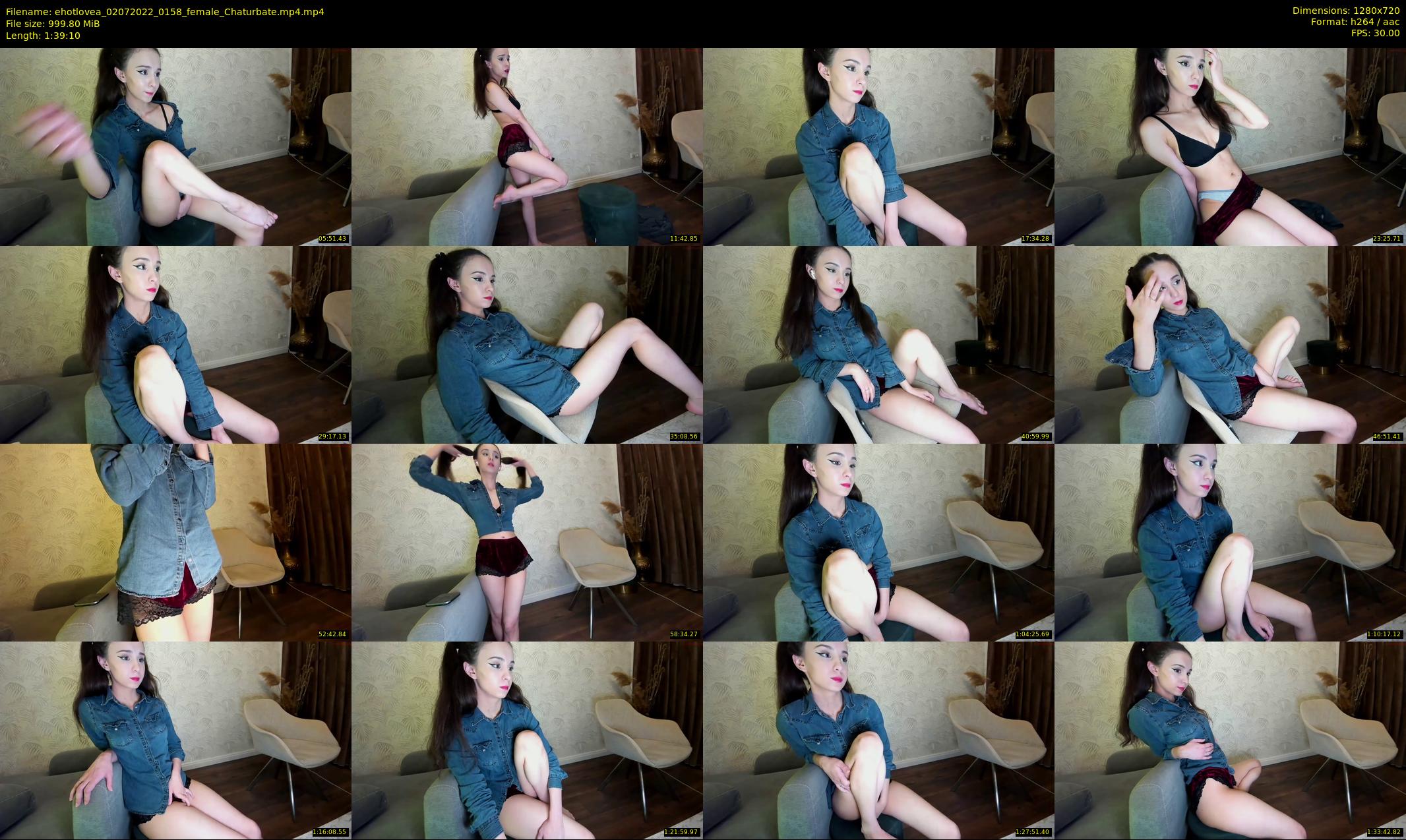 ehotlovea — 100 minute Chaturbate female cam show recording, 720p, Jul 2, 2022
