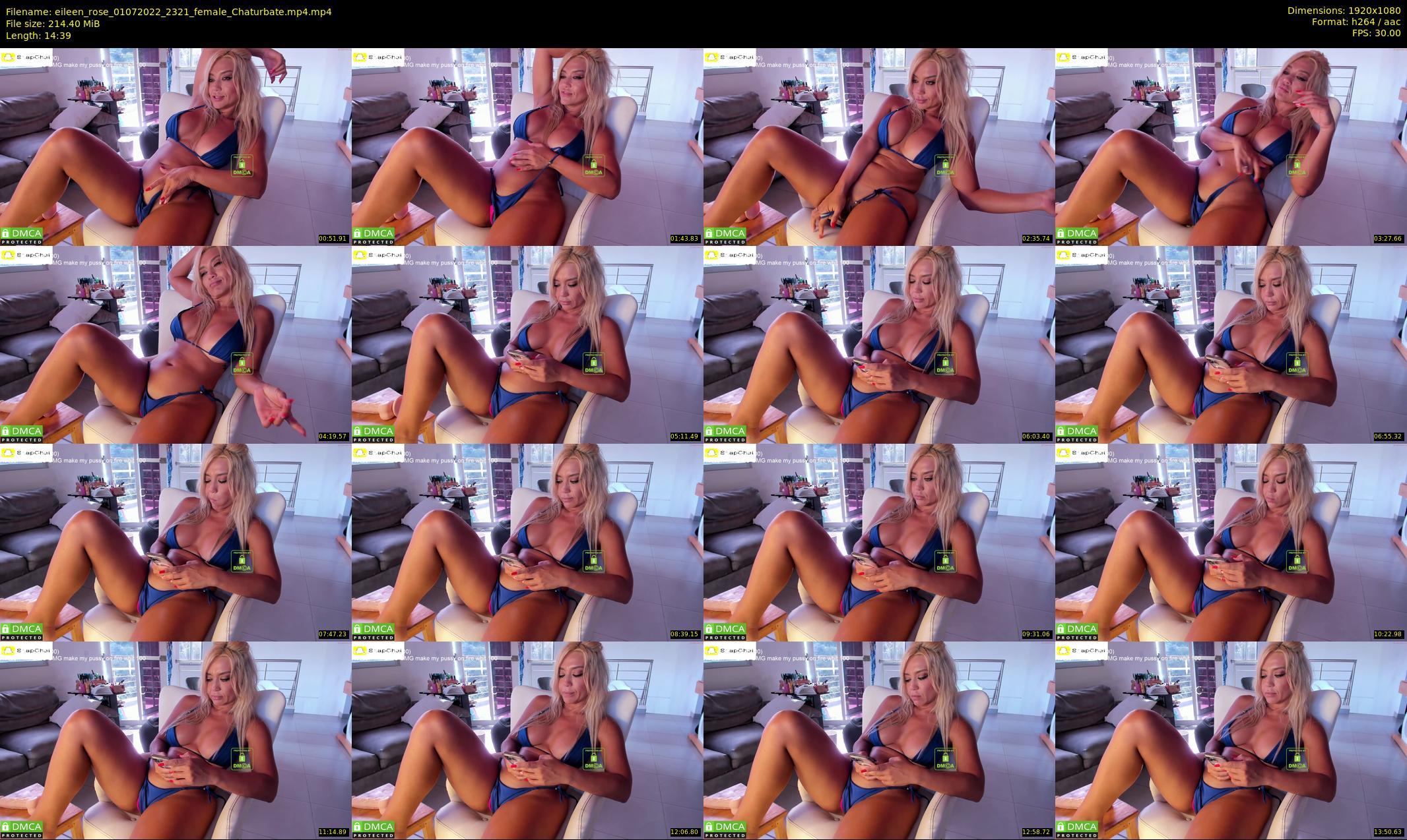 eileen_rose — 15 minute Chaturbate female cam show recording, 1080p, Jul 1, 2022