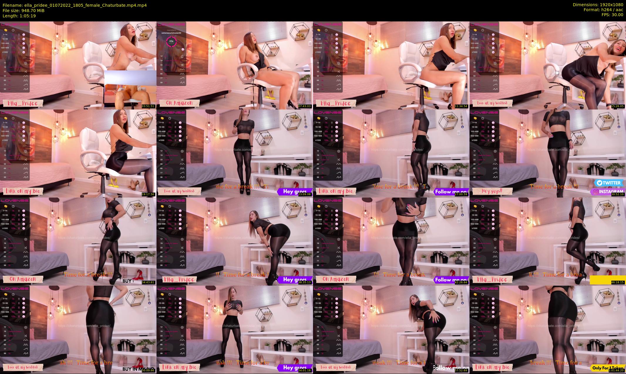 ella_pridee — 66 minute Chaturbate female cam show recording, 1080p, Jul 1, 2022