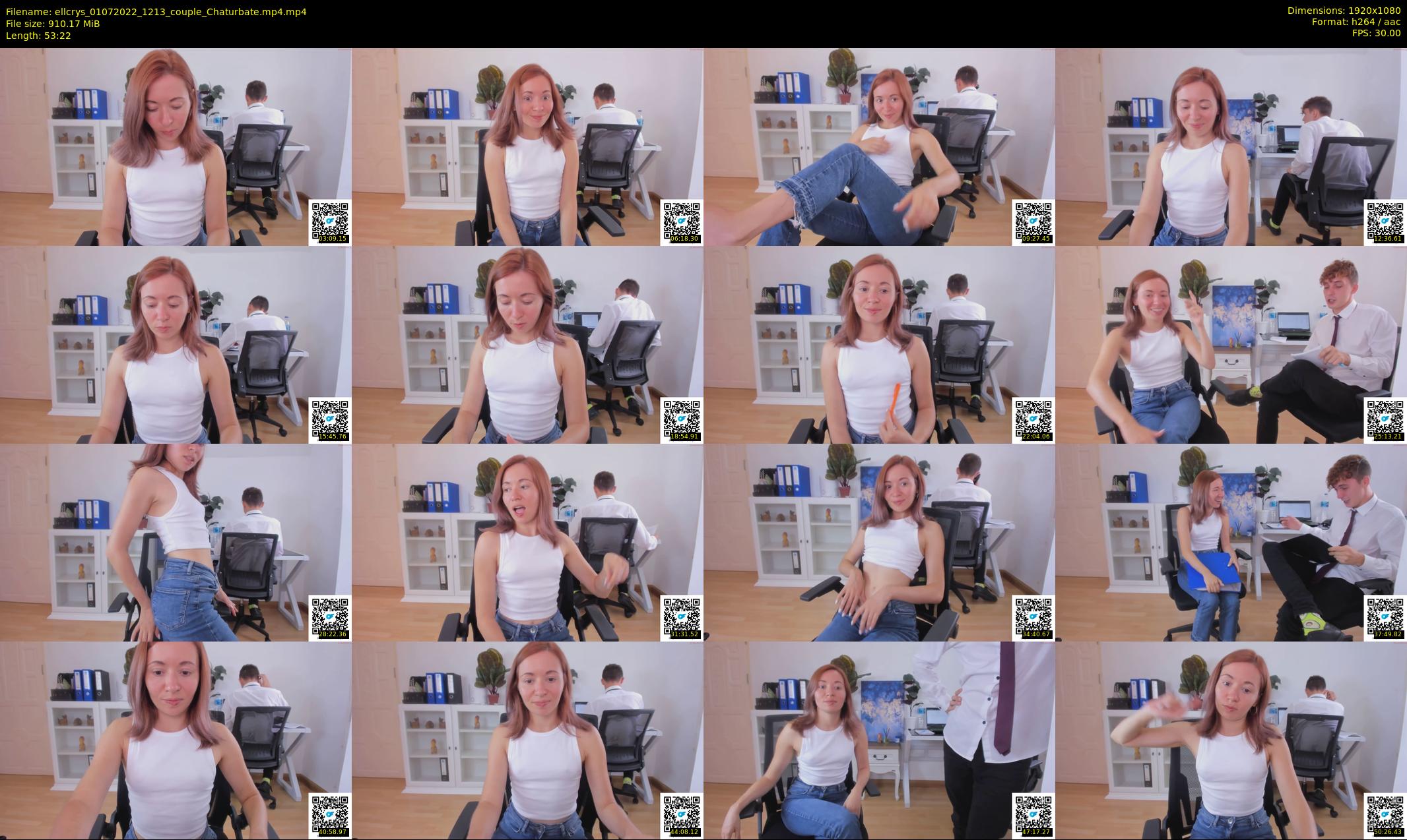 ellcrys — 54 minute Chaturbate couple cam show recording, 1080p, Jul 1, 2022