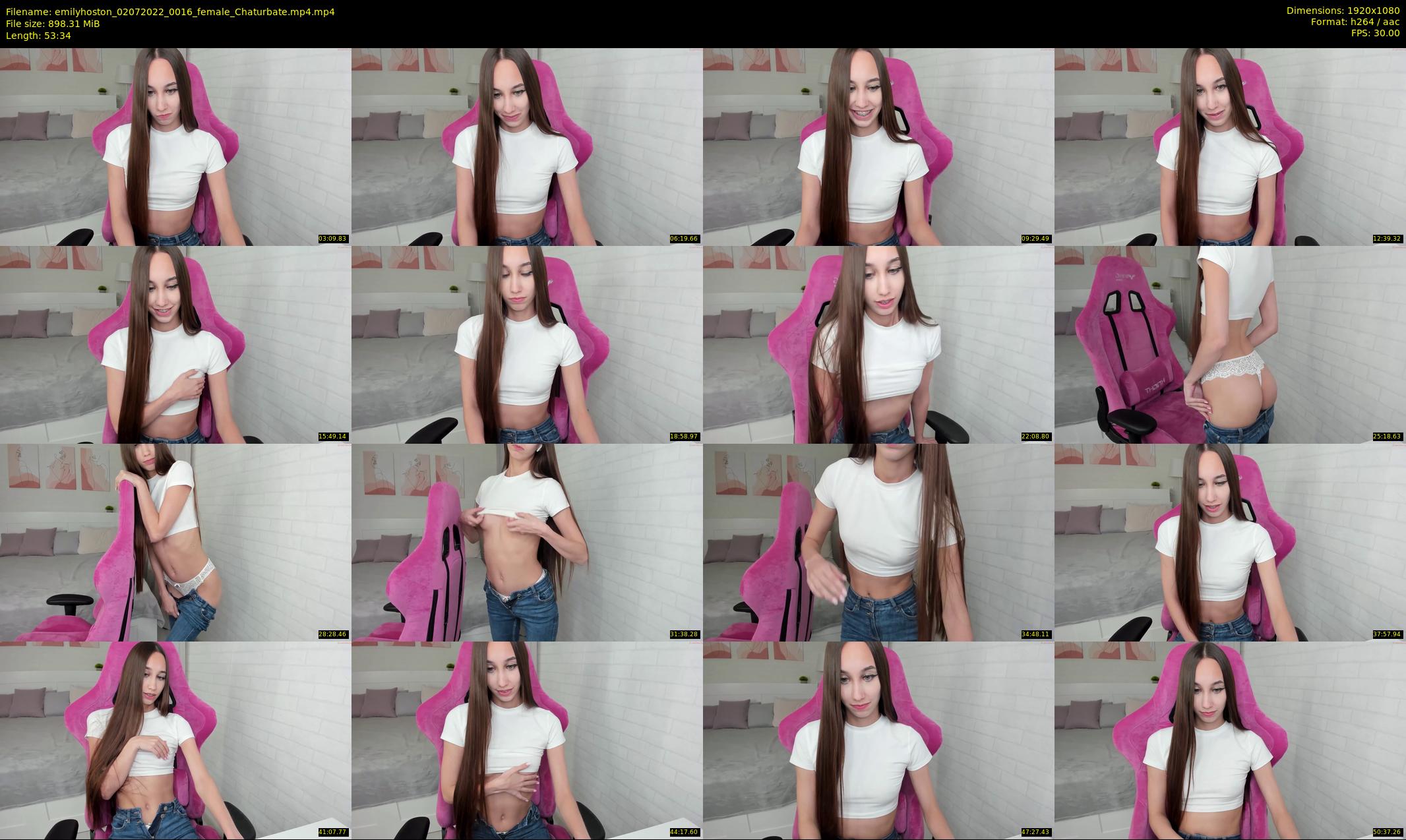 emilyhoston — 54 minute Chaturbate female cam show recording, 1080p, Jul 2, 2022